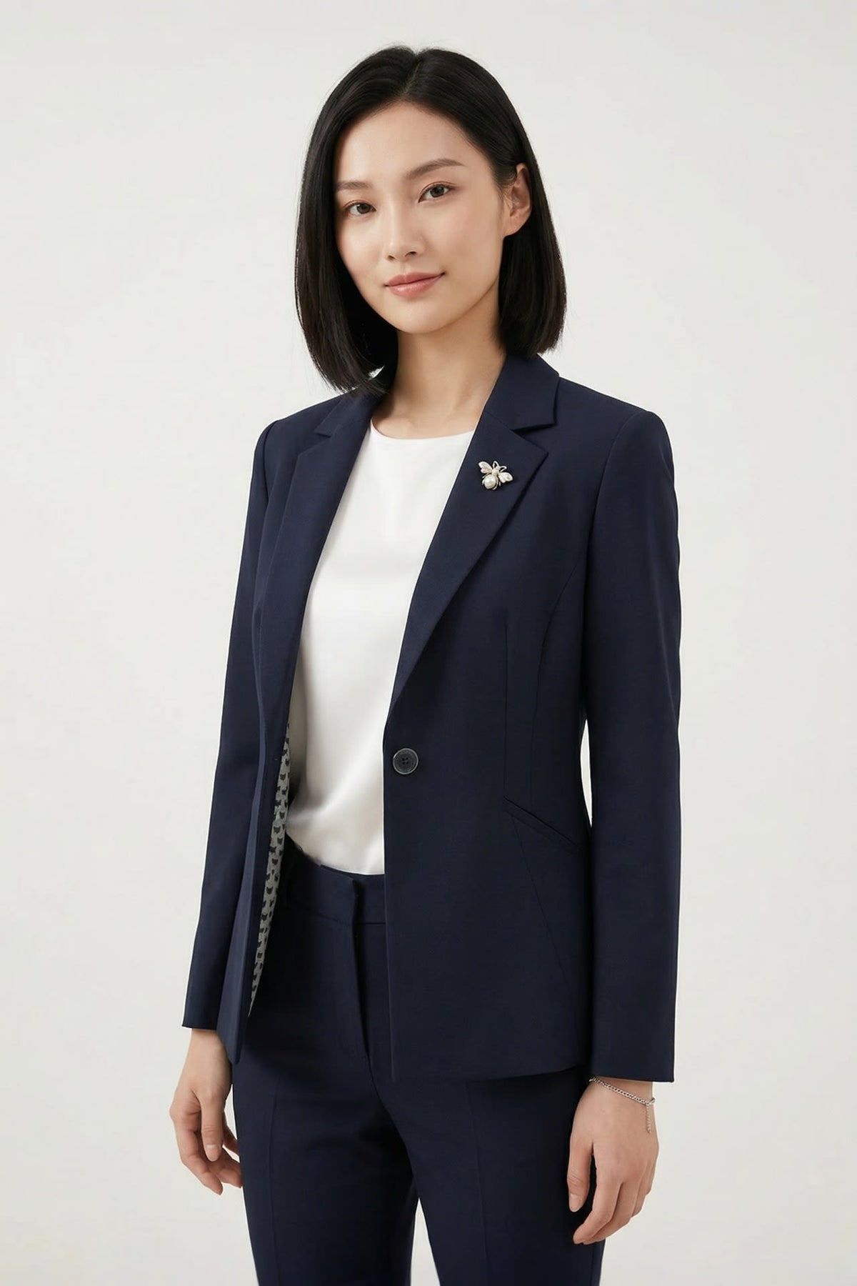 G2000 - Suits - Cool Touch Twill Slim Fit Suit Blazer - Slim - Dark Navy
