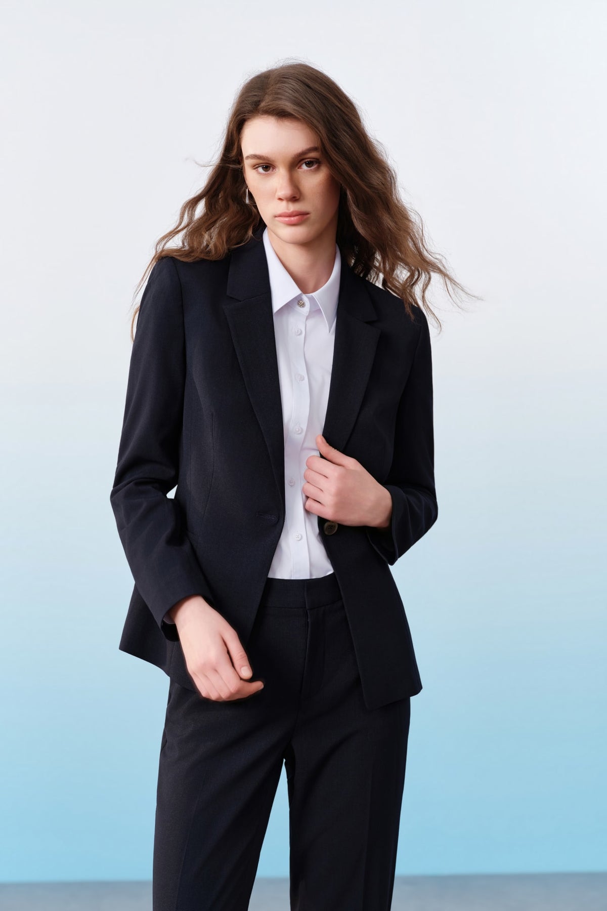 G2000 - Shirts - Modal Blend Twill Slim Fit Long Sleeve Shirt