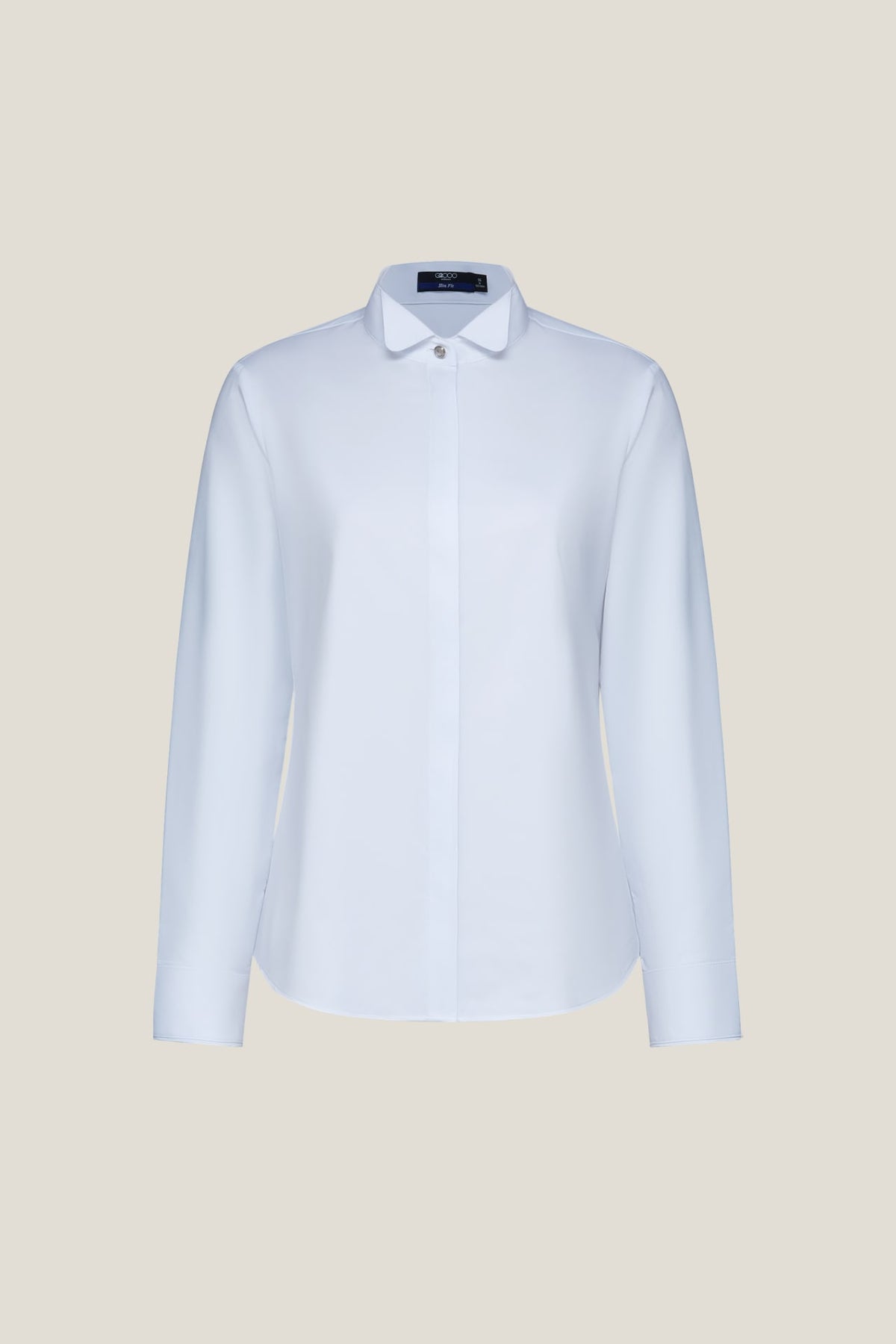 G2000 Shirts Modal Blend Poplin Slim Fit Long Sleeve Shirt White Slim