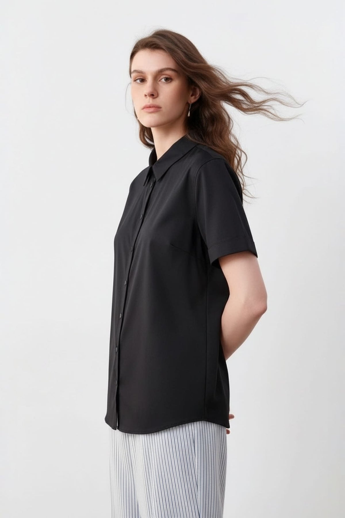 G2000 - Shirts - Easy Care Fine Twill Slim Fit Short Sleeve Shirt