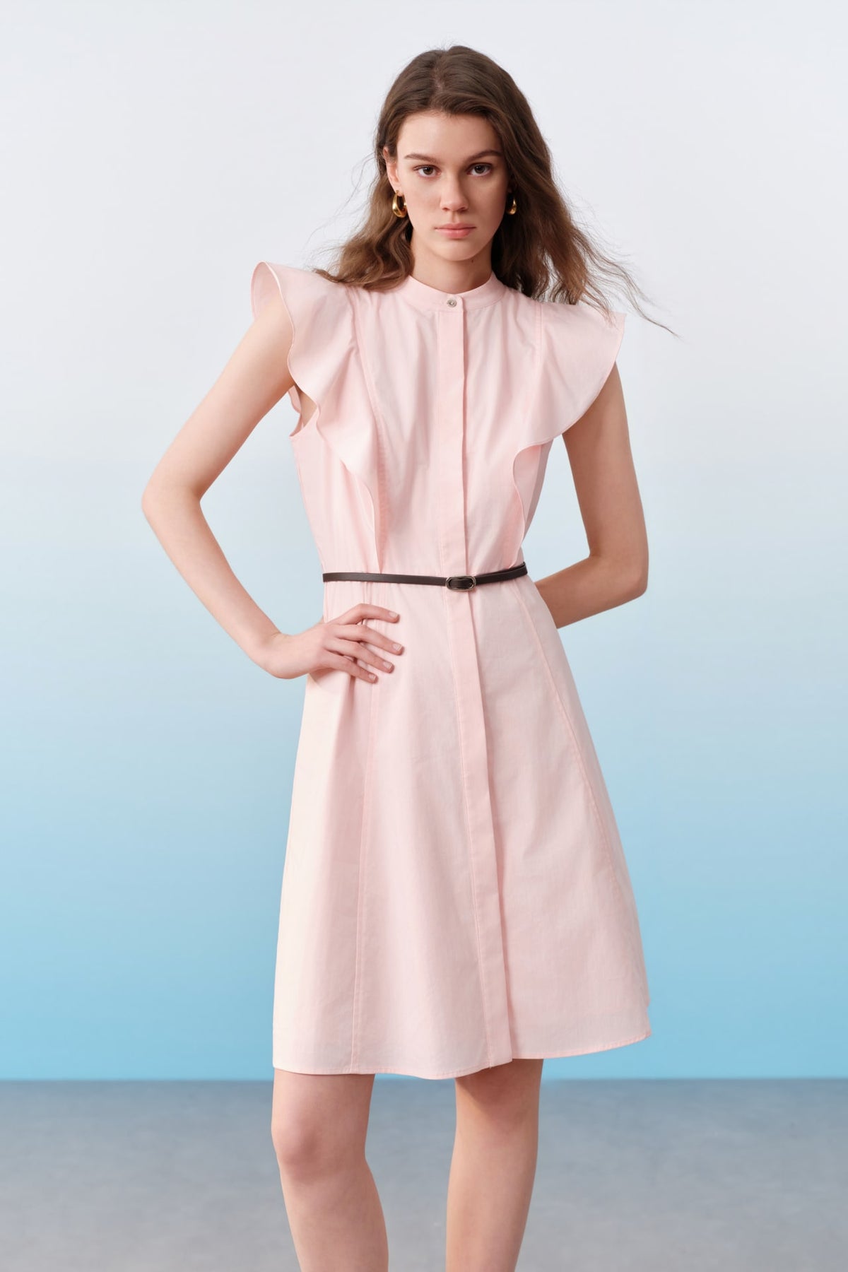 G2000 Dresses Ruffled Sleeve Fit & Flare Dress Mary's Rose Fit & Flare