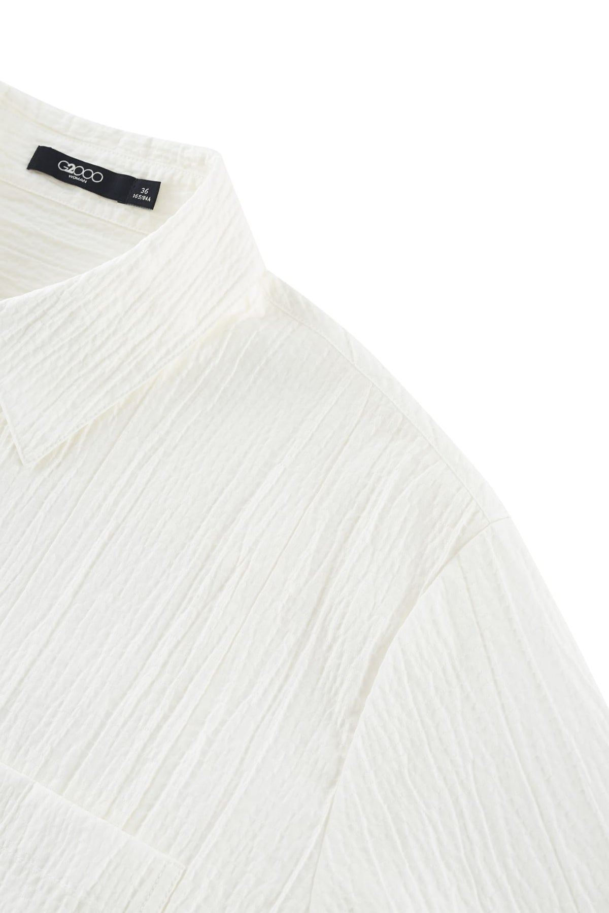 G2000 - Shirts - Sheer Dobby Chiffon Relax Fit Casual Shirt