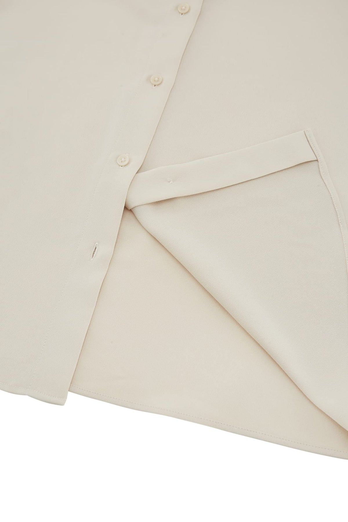 G2000 Blouses Asymmetric Stand Collar Tie Shirt