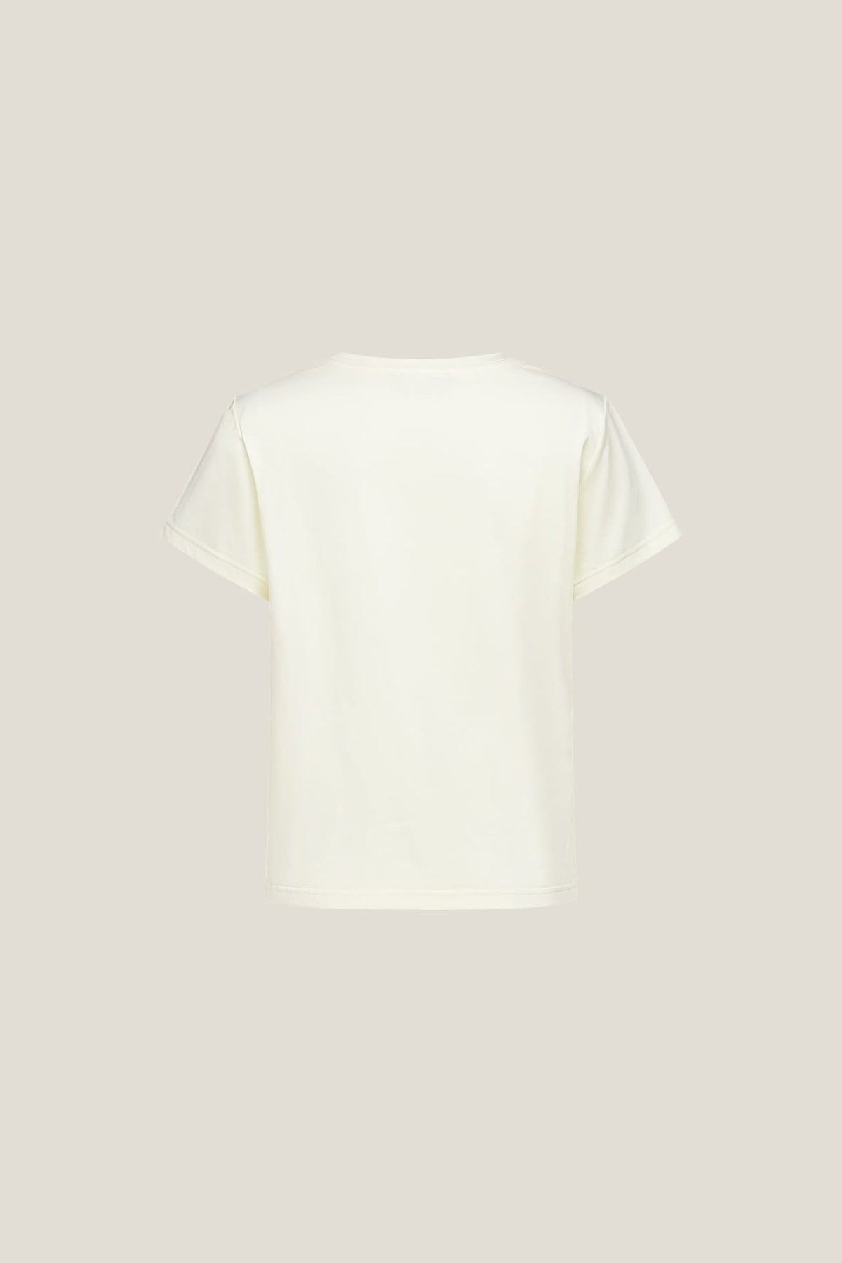 G2000 T-Shirts CVC Jersey Round Neck Pleats Top With Belt