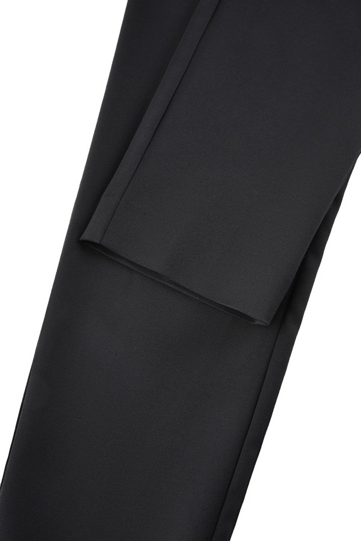 G2000 - Pants - Elastic Waist Belted Capri Cigarette Casual Pants
