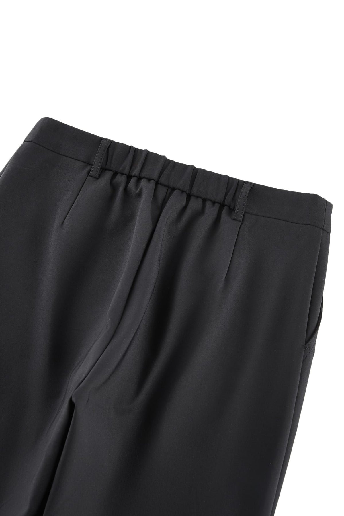 G2000 - Pants - Elastic Waist Belted Capri Cigarette Casual Pants