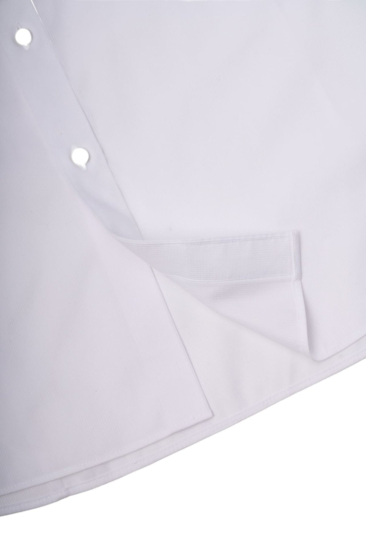 Non-Iron Cotton Silk Blend Cord Texture Smart Fit Long Sleeve Shirt