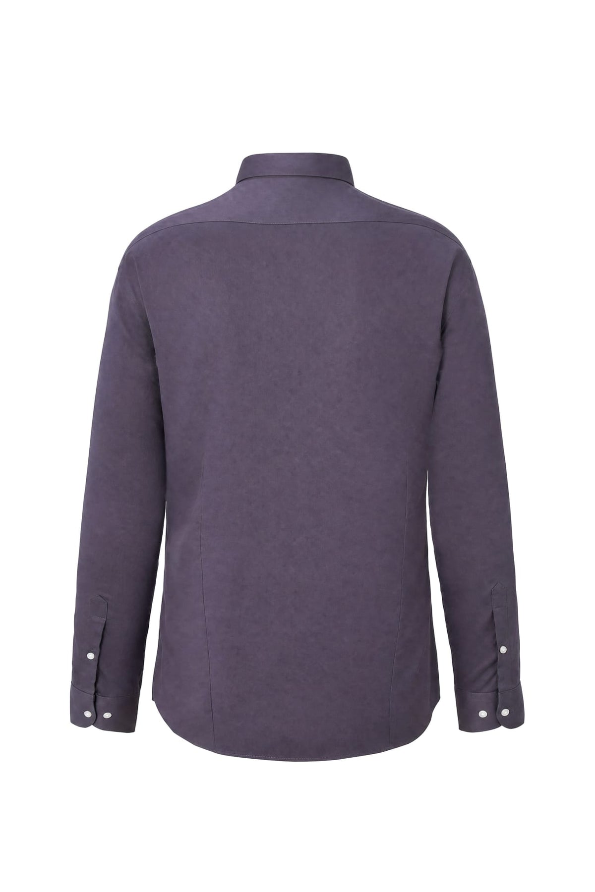 Non-Iron Cotton Silk Blend Cord Texture Smart Fit Long Sleeve Shirt