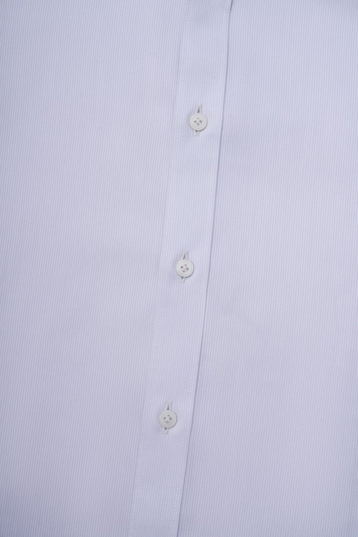 Non-Iron Cotton Silk Blend Cord Texture Smart Fit Long Sleeve Shirt