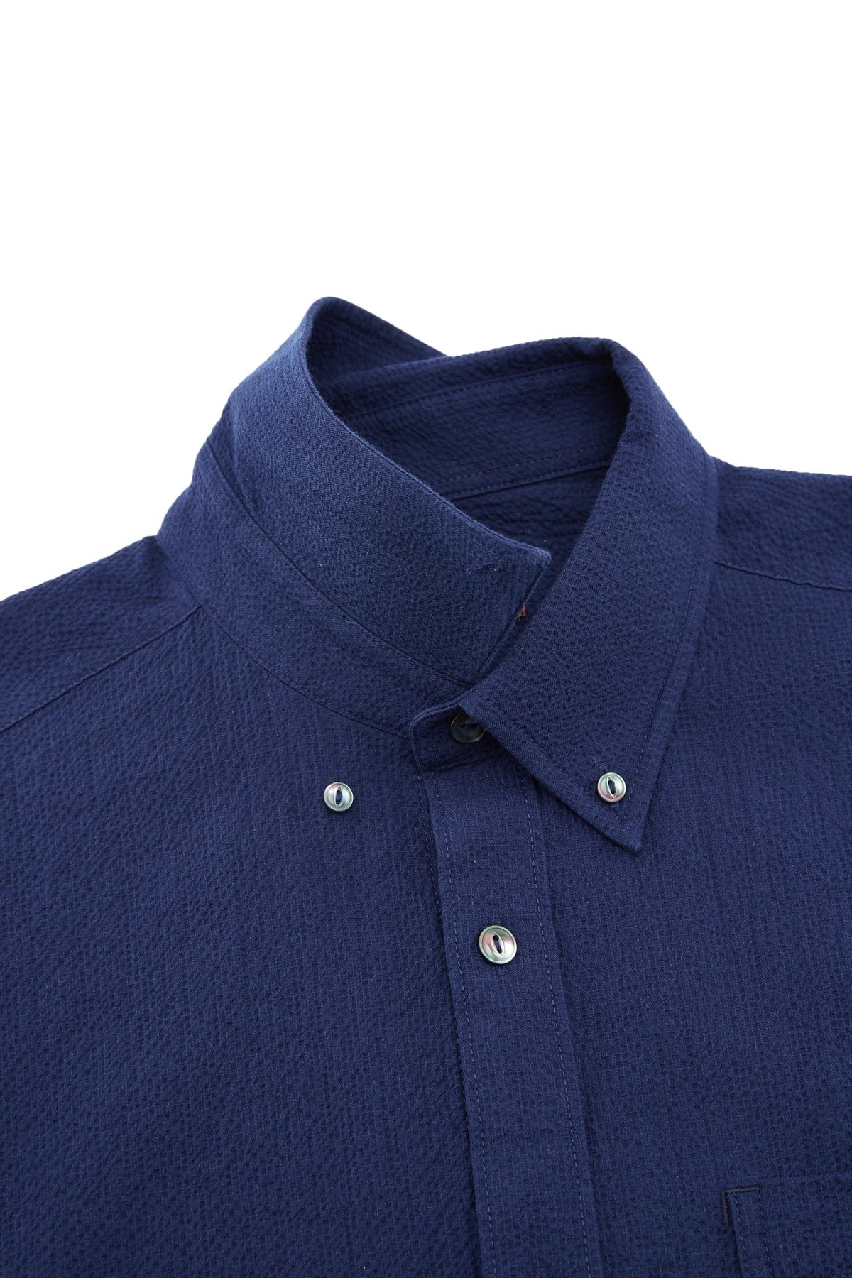 G2000 - Shirts - Cotton Stretch Seersucker Comfort Fit Long Sleeve Casual Shirt
