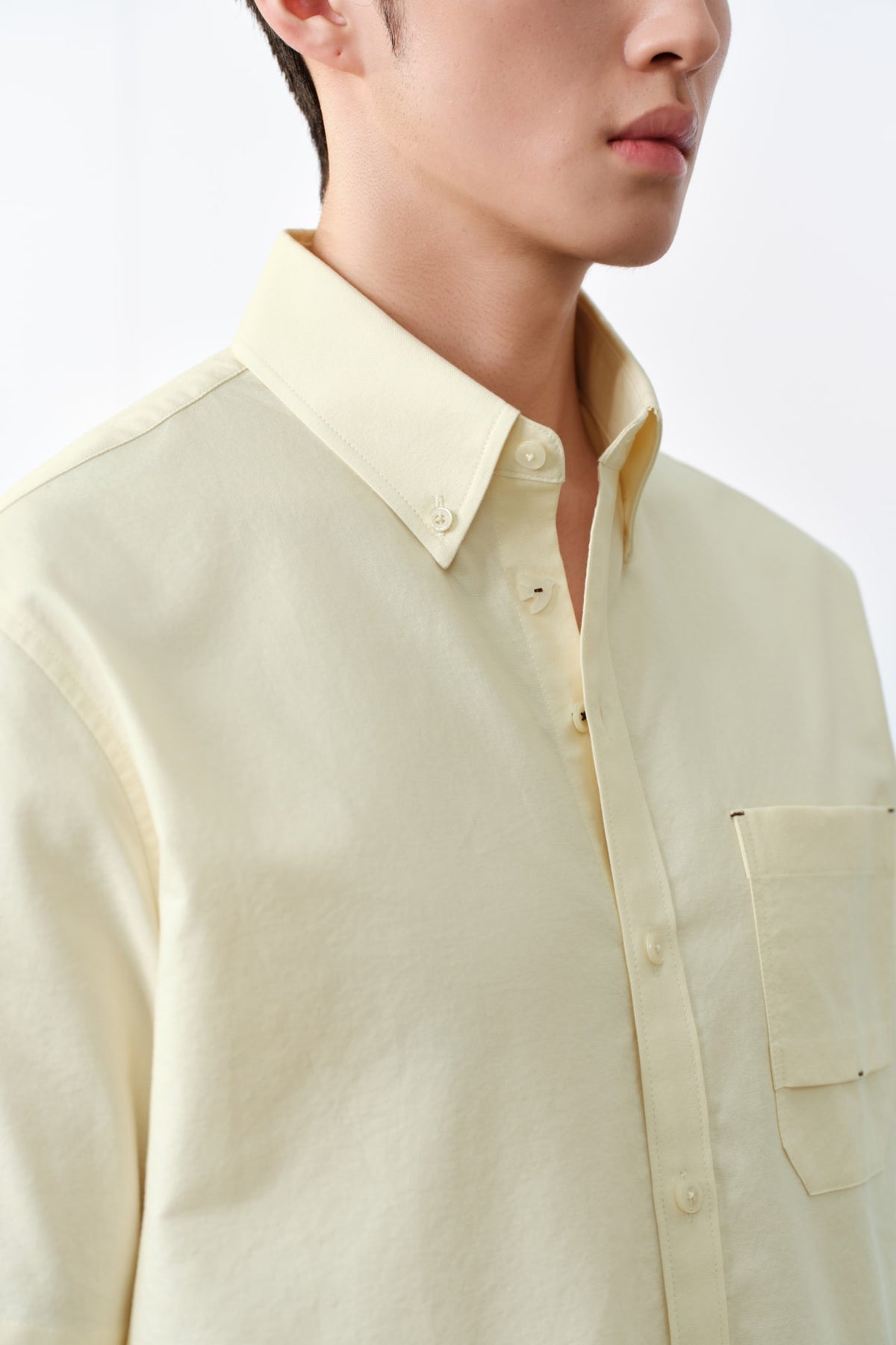 G2000 - Shirts - Wrinkle Free Cotton Oxford Relax Fit Short Sleeve Casual Shirt