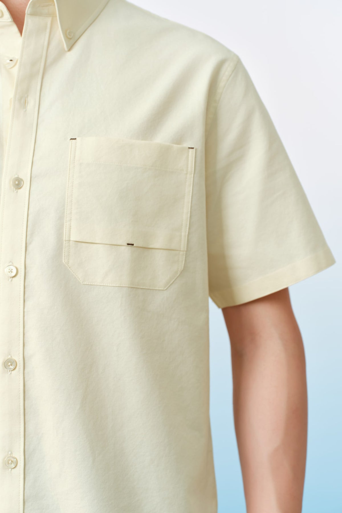 G2000 - Shirts - Wrinkle Free Cotton Oxford Relax Fit Short Sleeve Casual Shirt