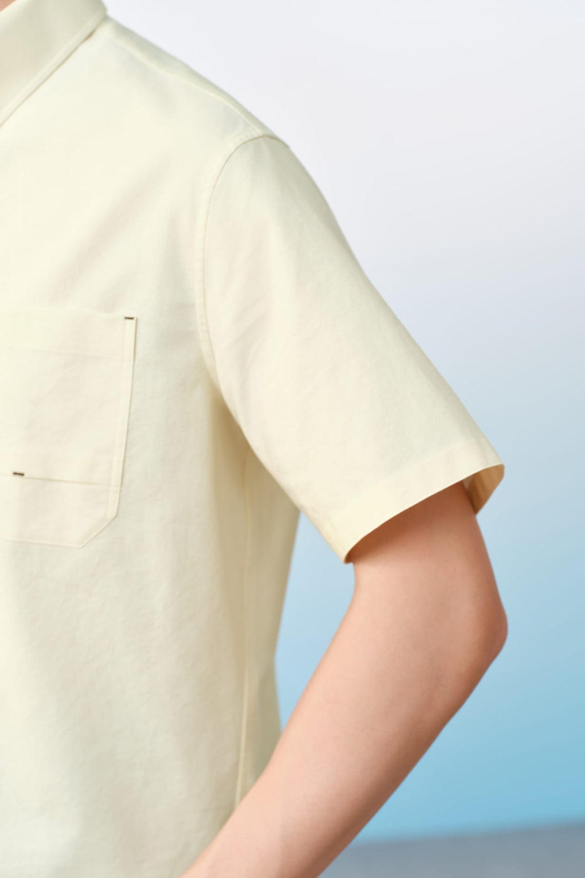 G2000 - Shirts - Wrinkle Free Cotton Oxford Relax Fit Short Sleeve Casual Shirt