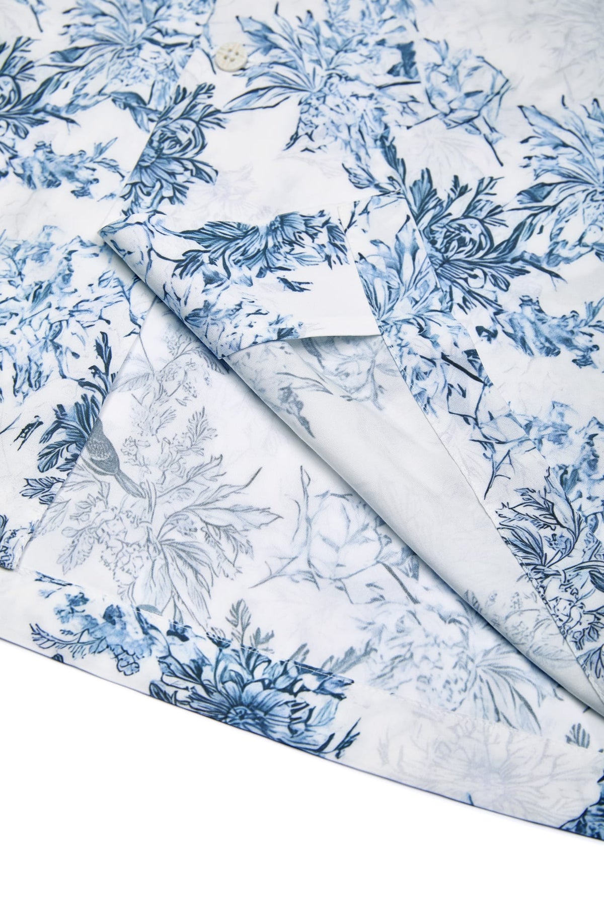 G2000 - Shirts - Modal Blend Botanical Print Relax Fit Short Sleeve Casual Shirt