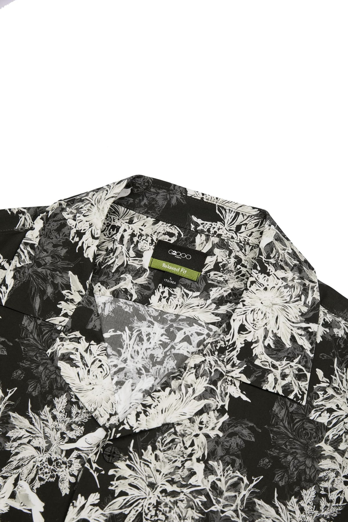 G2000 - Shirts - Modal Blend Botanical Print Relax Fit Short Sleeve Casual Shirt