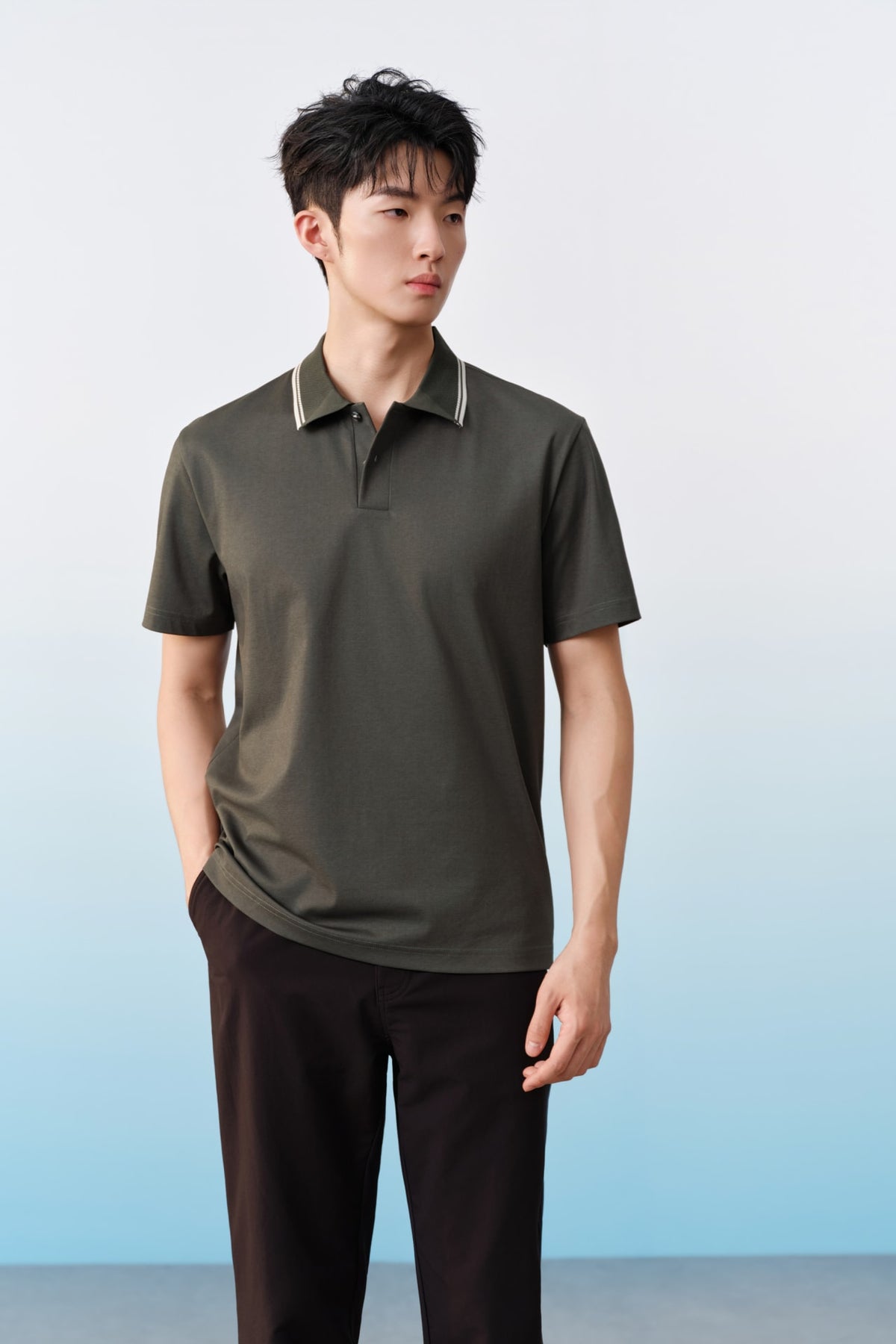 G2000 - Polos - Mercerized Cotton Pique Relax Fit Polo Tee - June Bug - Relaxed