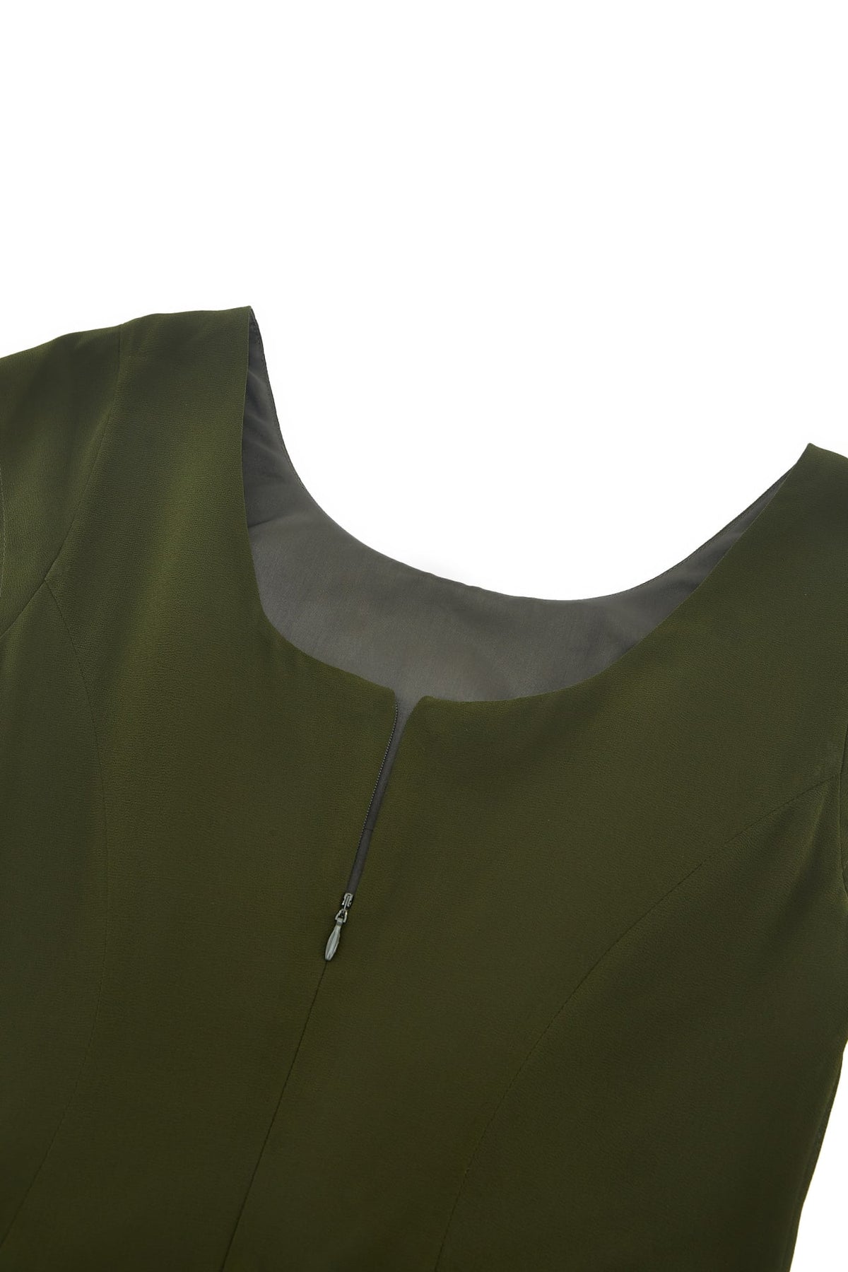G2000 Dresses Poly Crepe Chiffon Colour Block Pleated Dress