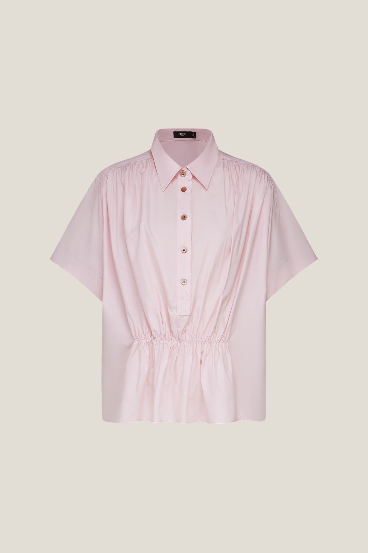 G2000 - Blouses - Half Placket Gatheing Blouse - No Fit - Ballet