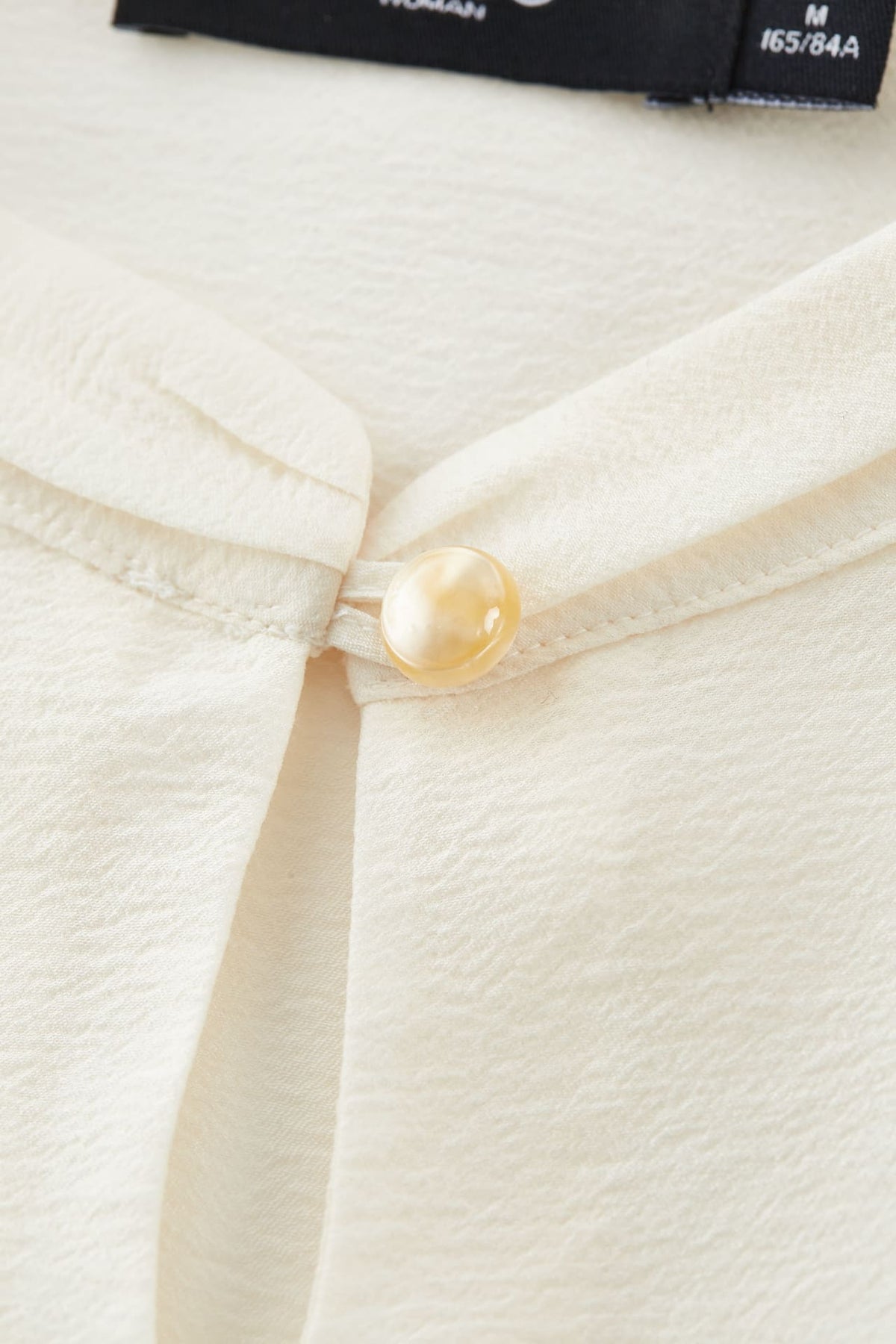 G2000 - Blouses - Pleated Detail Stand Collar Regualr Fit Blouse
