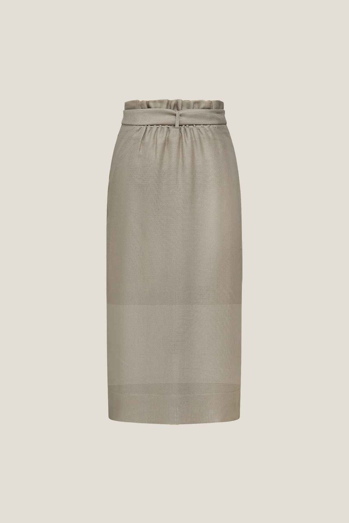 G2000 - Skirts - High Waist Leno Weave H Shape Skirt