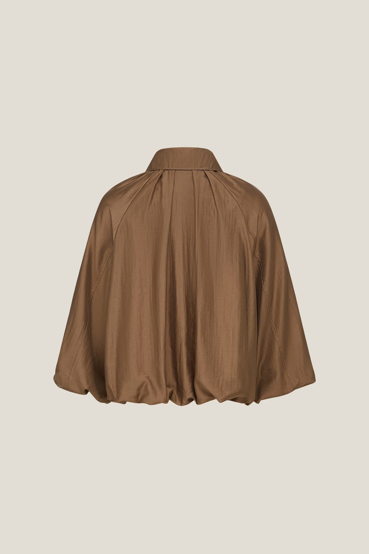 Lyocell Blend Relaxed Puff Ballon Jacket