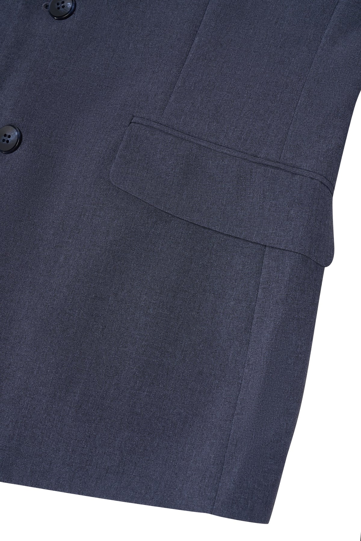 Three Proof Finish Plain Weave Smart Fit Suit Blazer