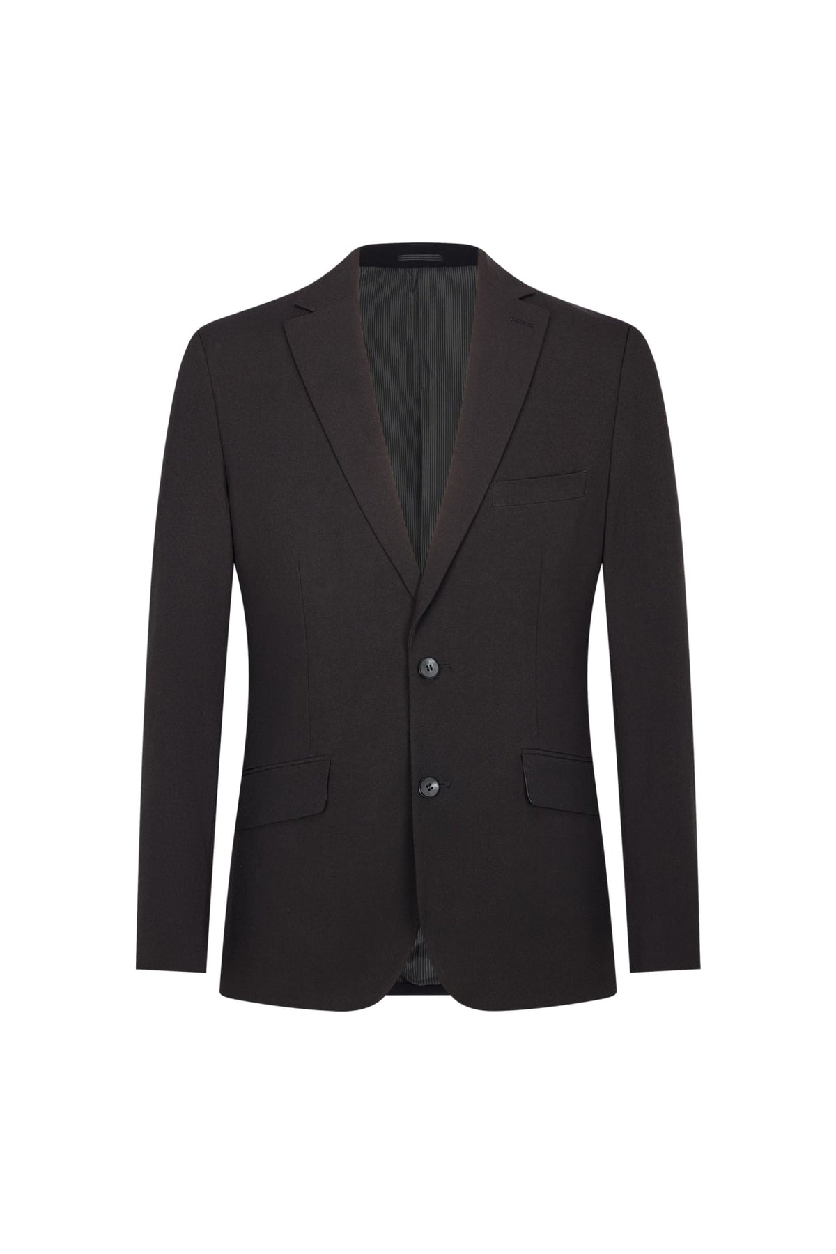 Three Proof Finish Plain Weave Smart Fit Suit Blazer