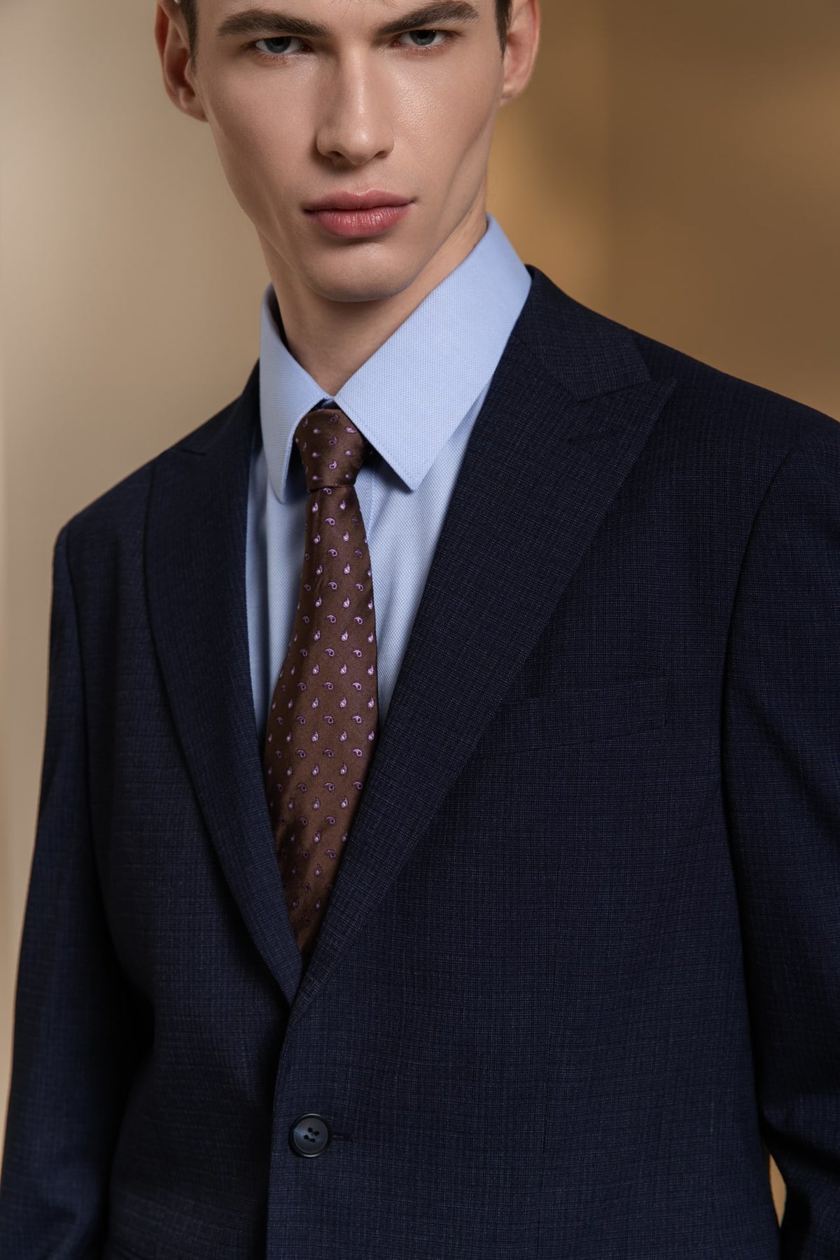 Quick Dry Wicking Texture Regular Fit Suit Blazer
