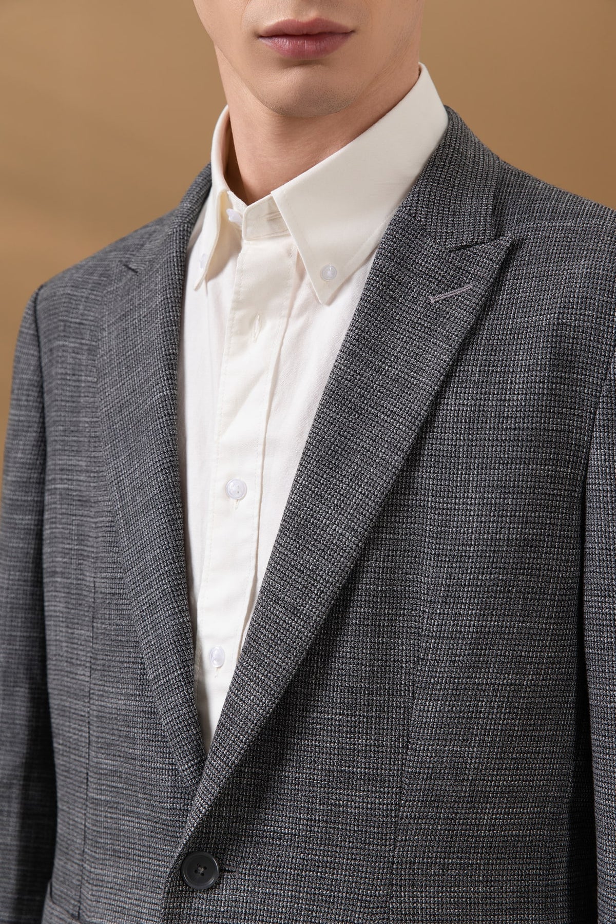Jacquard Smart Fit Casual Blazer