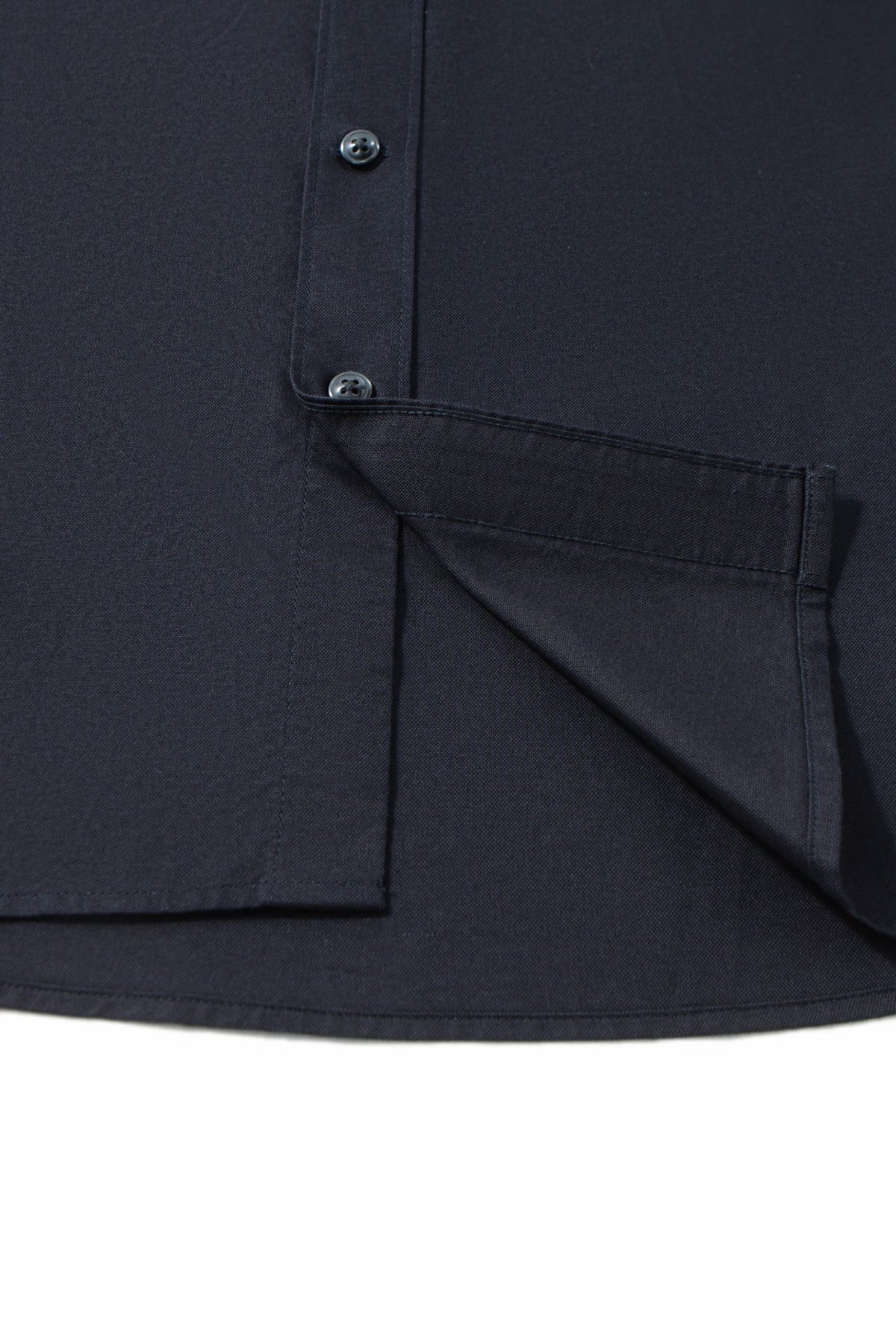Pure Cotton Oxford Relax Fit Long Sleeve Casual Shirt with Logo