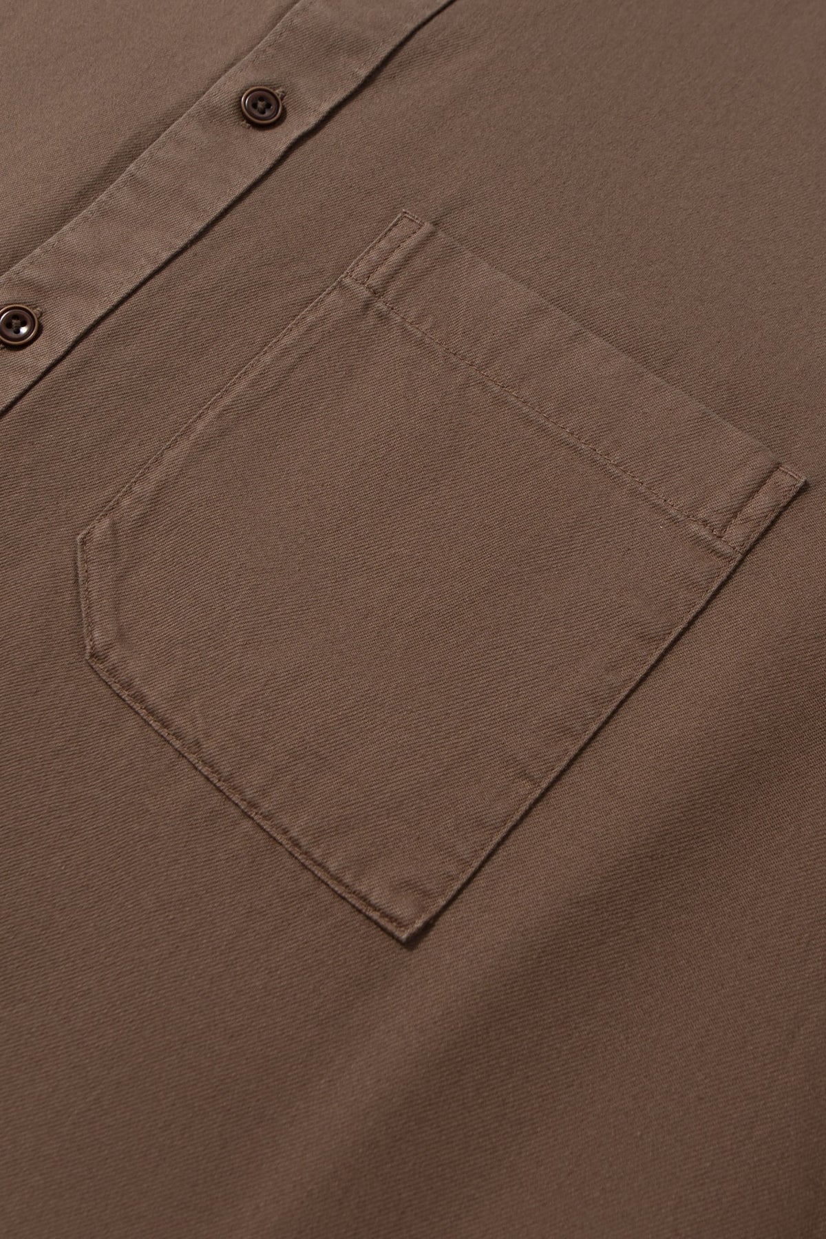Pure Cotton Garment Dye Plain Weave Relax Fit Long Sleeve Casual Shirt