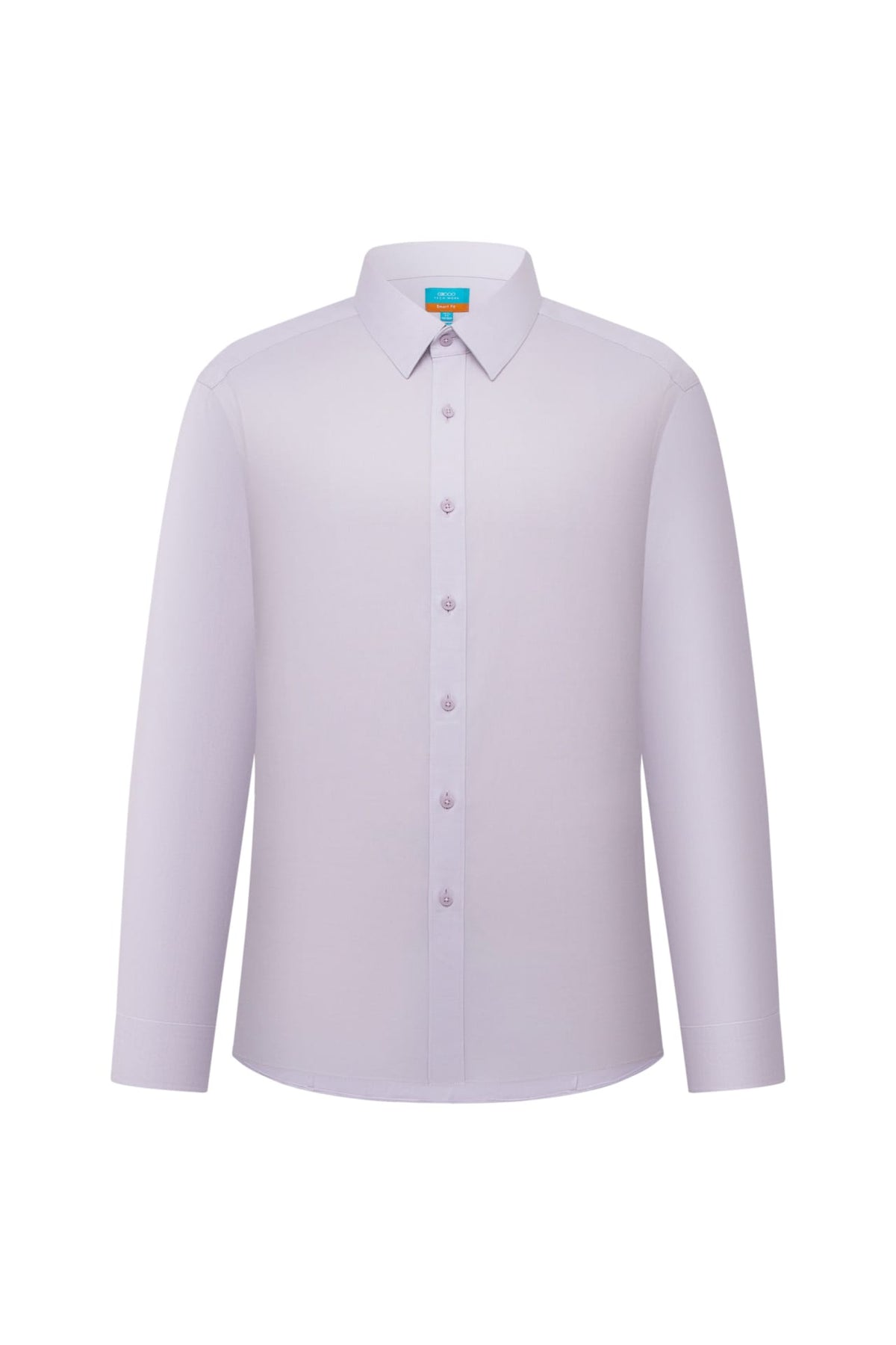 Non-Iron Cotton Stretch Dobby Texture Smart Fit Long Sleeve Shirt