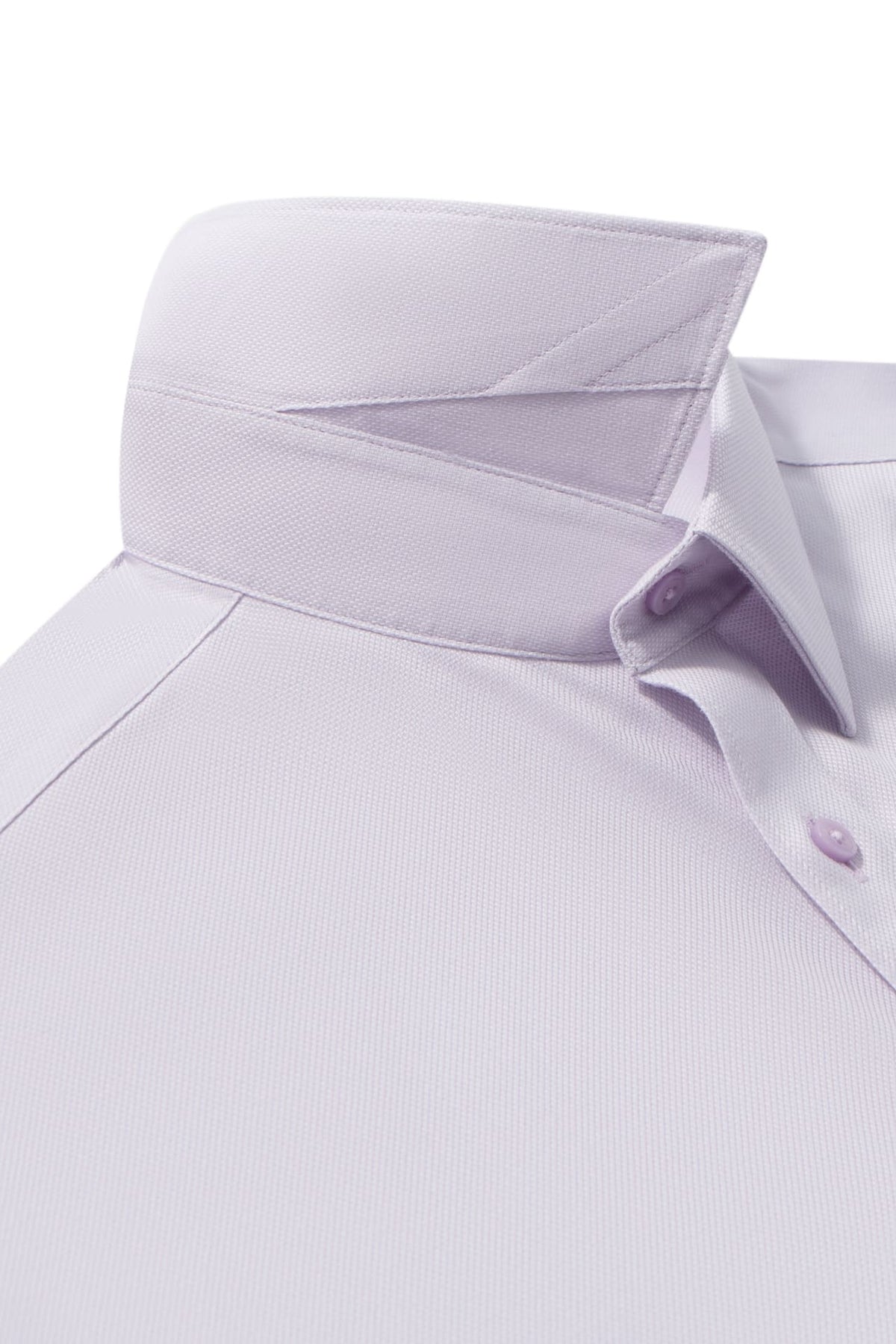 Non-Iron Cotton Stretch Dobby Texture Smart Fit Long Sleeve Shirt