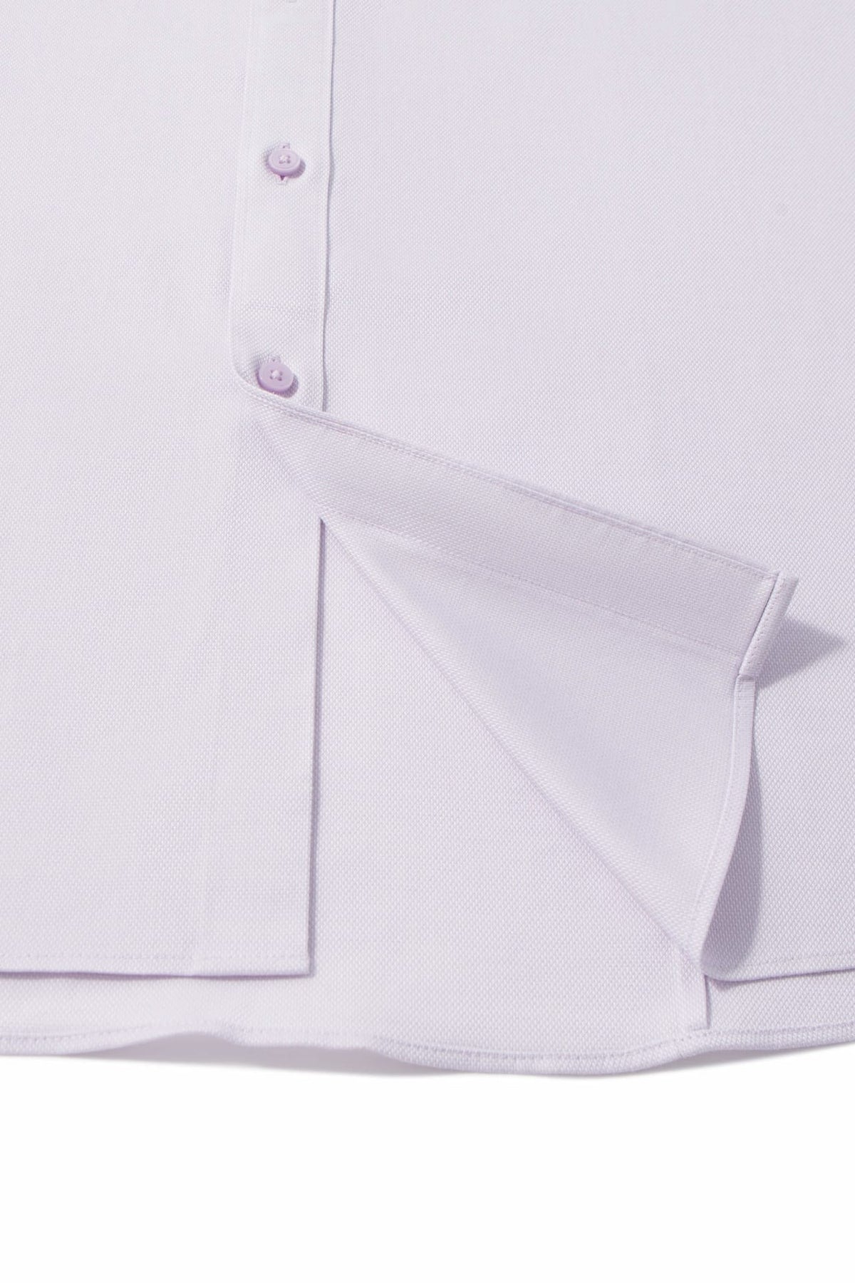 Non-Iron Cotton Stretch Dobby Texture Smart Fit Long Sleeve Shirt