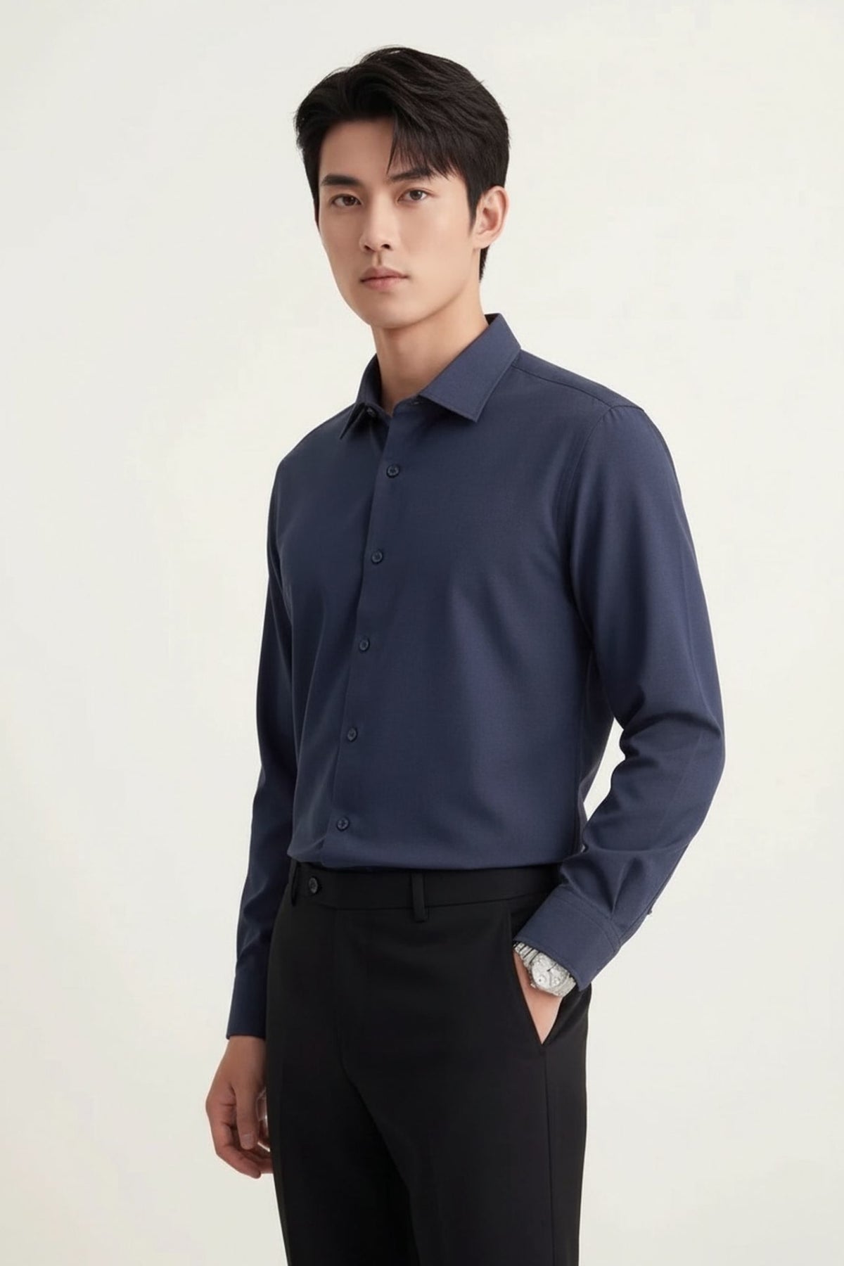 G2000 - Shirts - Non-Iron Dry Poplin Regular Fit Long Sleeve Shirt