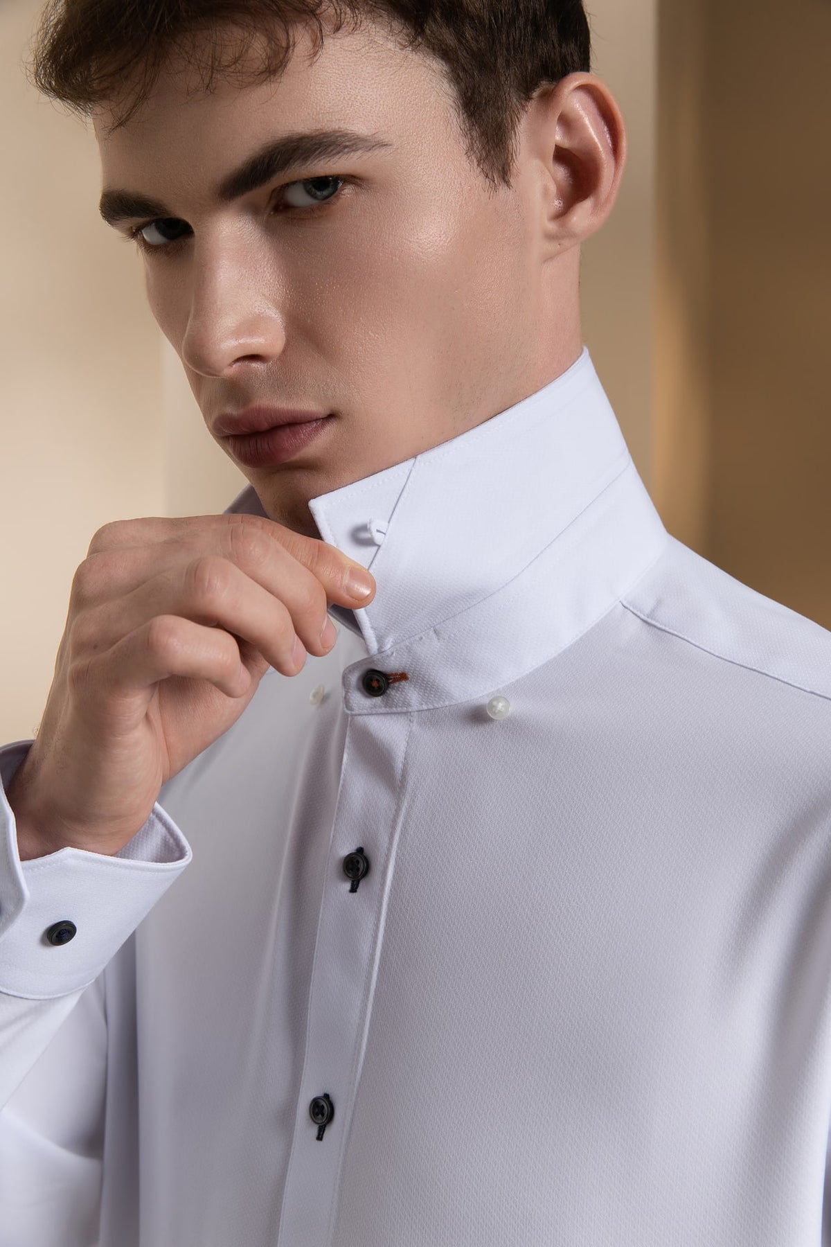 Non-Iron Dry Oxford Smart Fit Long Sleeve Shirt