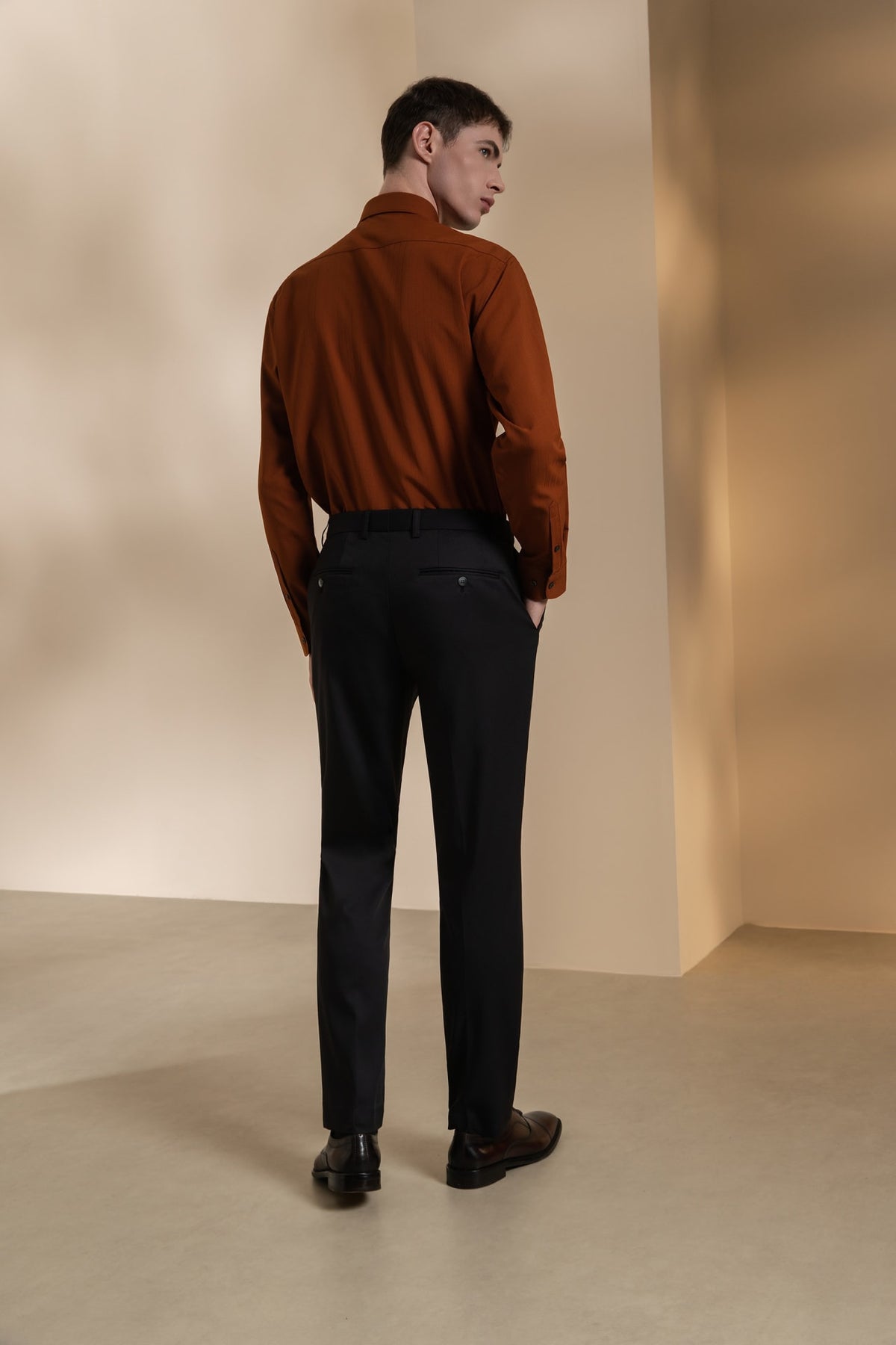 Non-Iron Dry Texture Smart Fit Long Sleeve Shirt