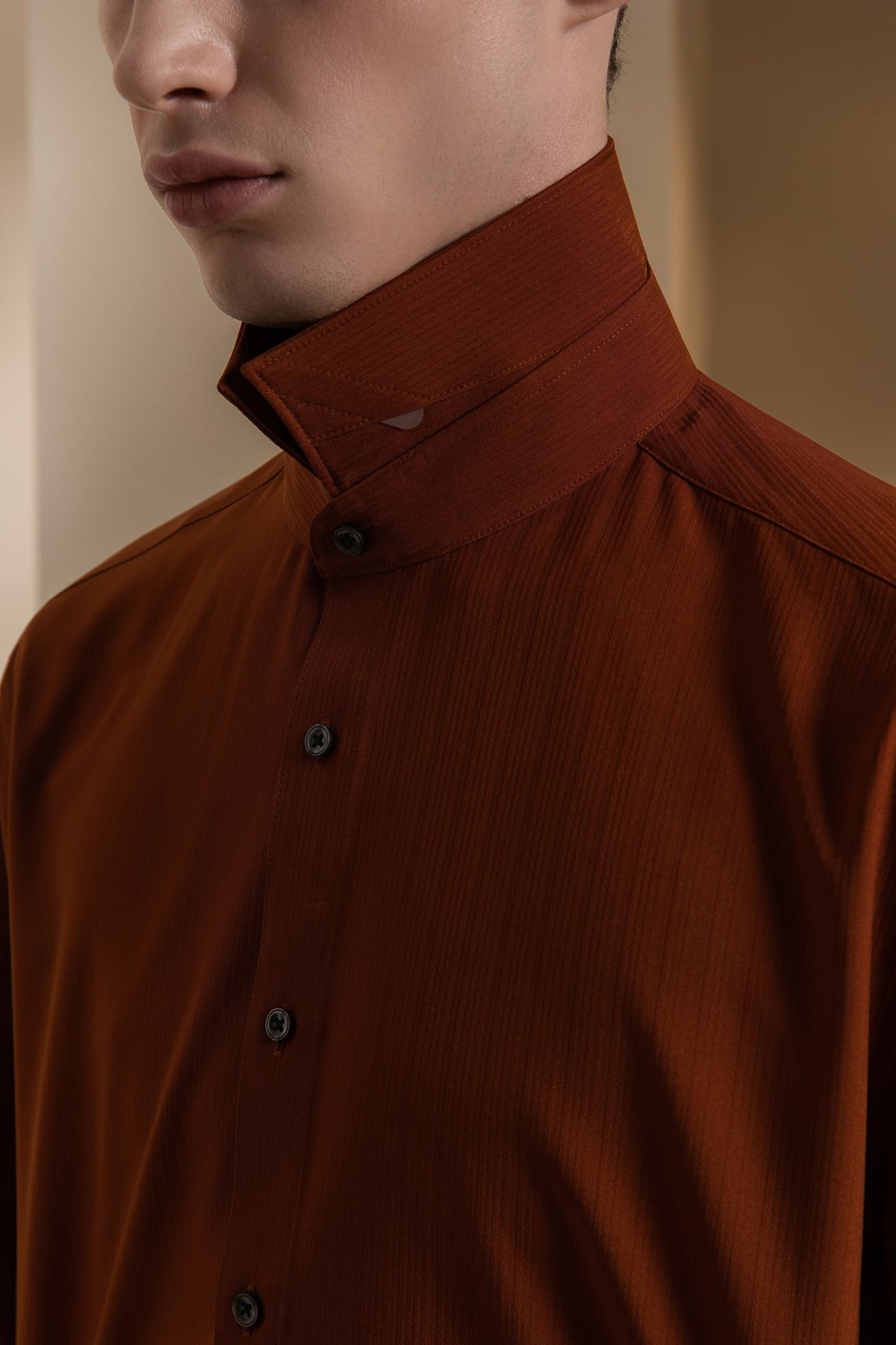 Non-Iron Dry Texture Smart Fit Long Sleeve Shirt