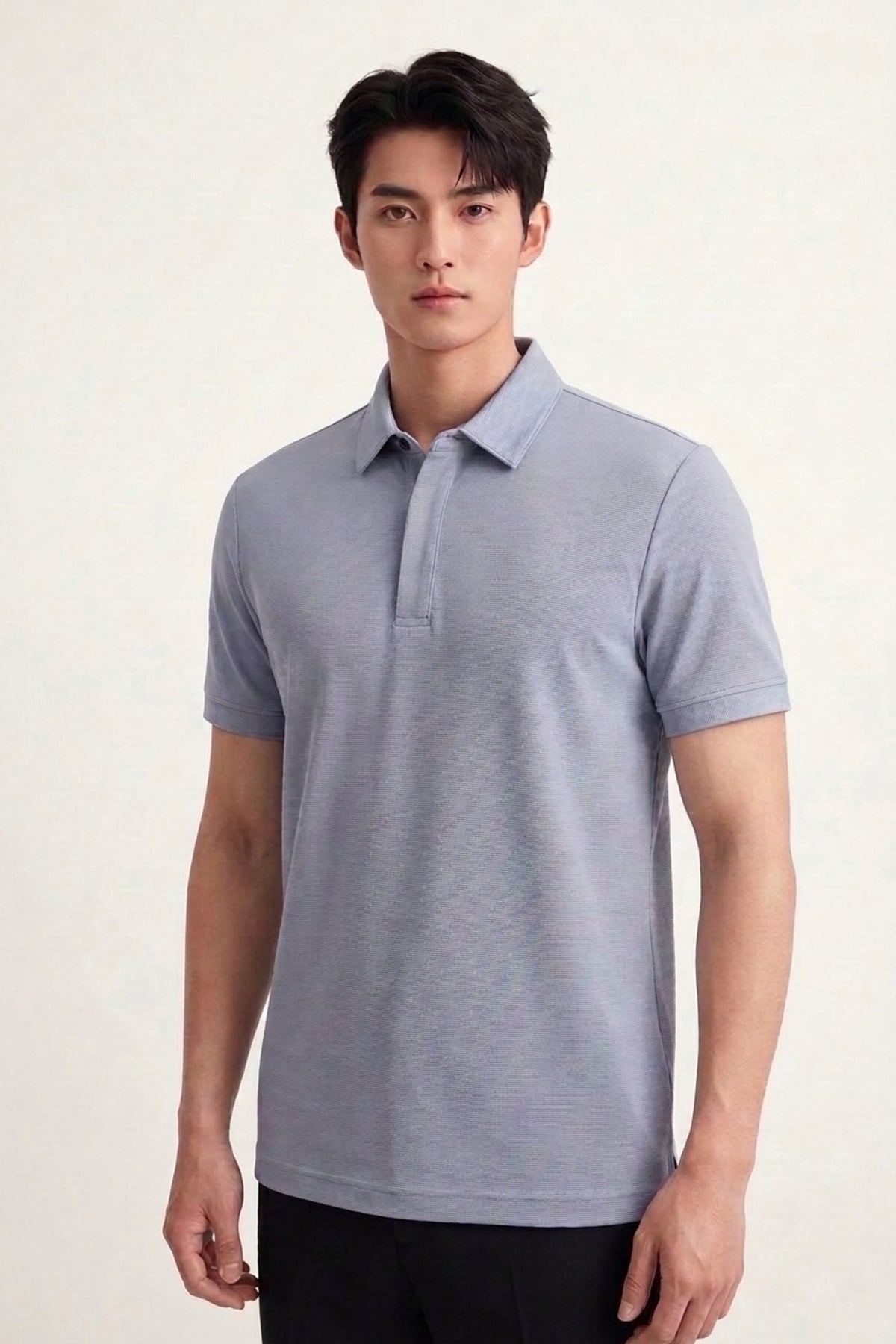 Cool Touch Mercerized Cotton Ottoman Relax Fit Polo Tee