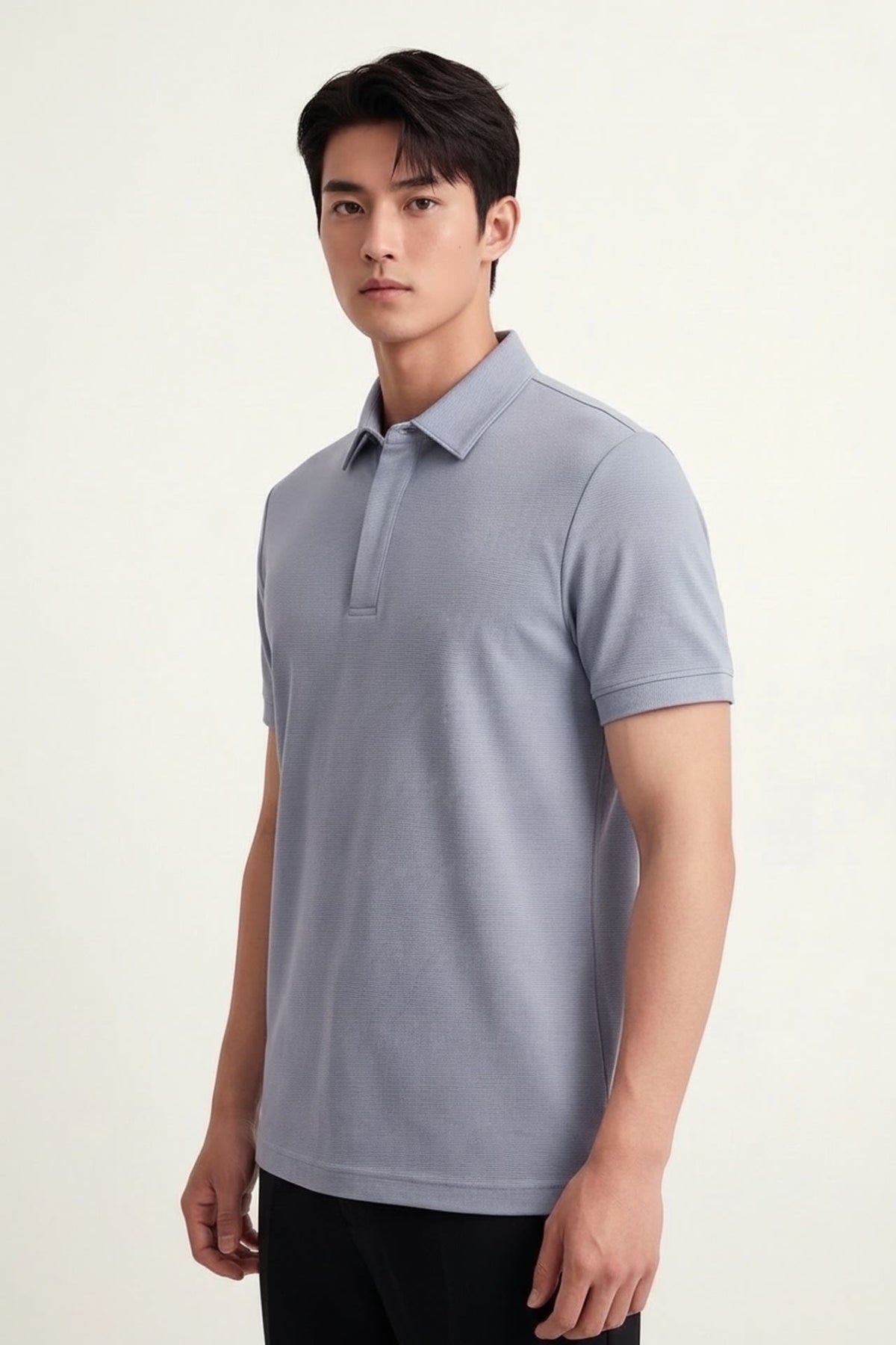Cool Touch Mercerized Cotton Ottoman Relax Fit Polo Tee