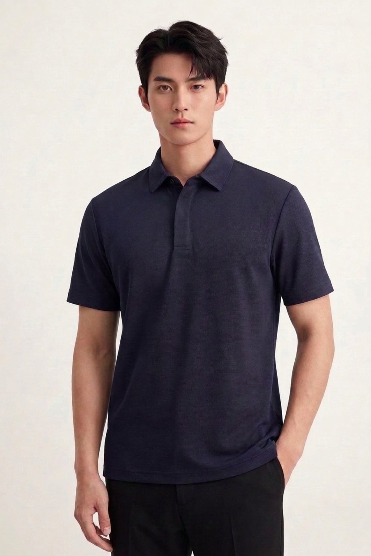 Cool Touch Mercerized Cotton Ottoman Relax Fit Polo Tee