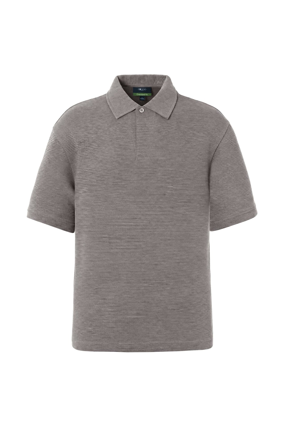 Cotton Blend Relax Fit Polo Tee