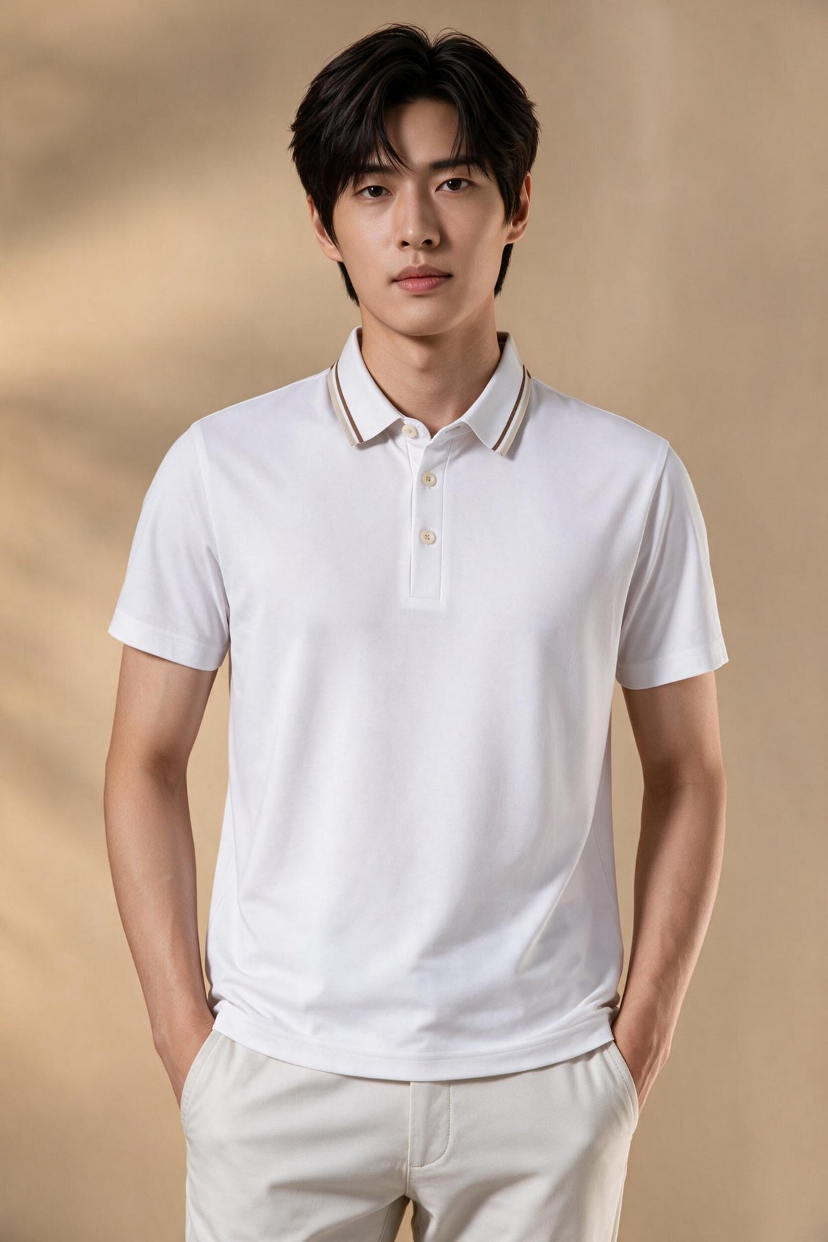G2000 - Polos - Mercerized Cotton Pique Comfort Fit Polo Tee - Comfort - Whis White