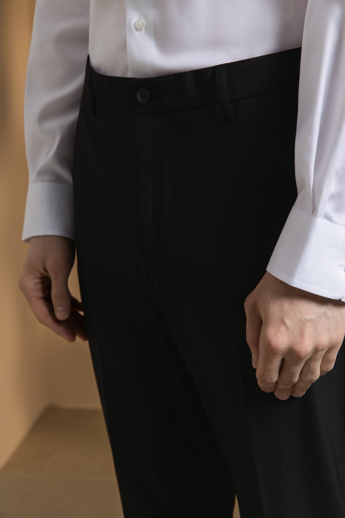Multi-Way Stretch Anti-Bacterial Plain Weave Regular Fit Suit Pants