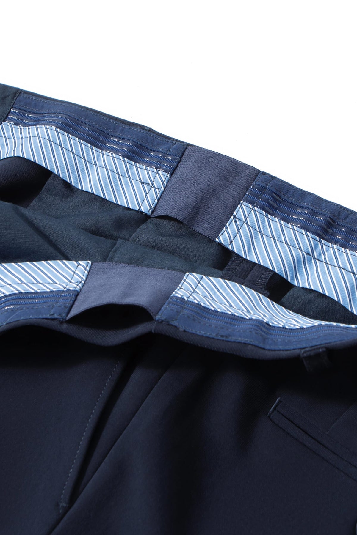 Anti-Bacterial Ottoman Texture Smart Fit Suit Pants with Hidden Elastic Waistband
