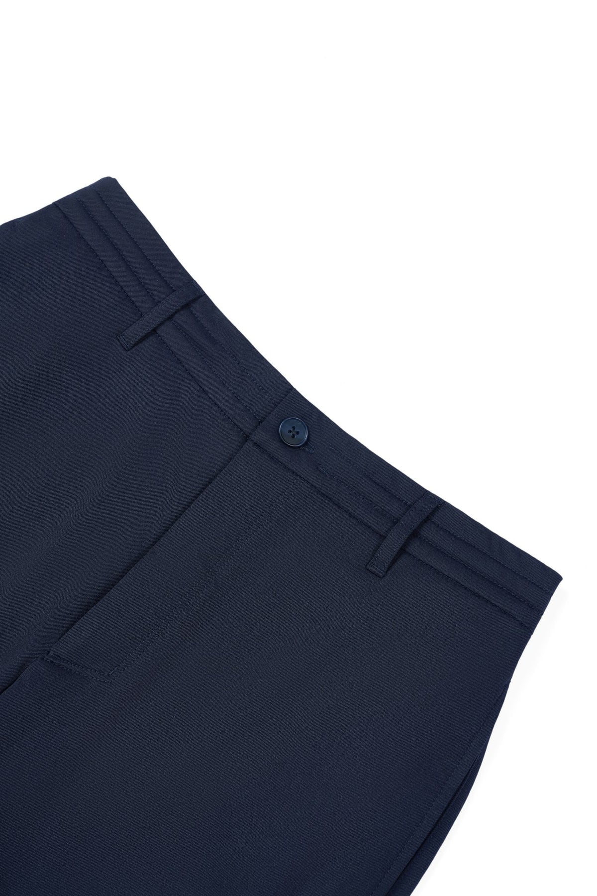 Poly Twill Smart Tapered Fit Casual Pants