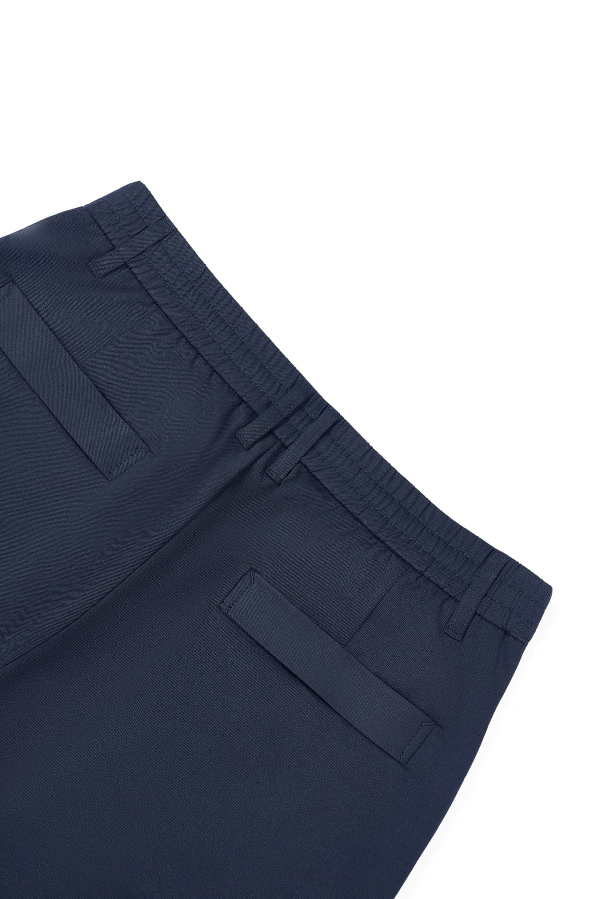 Poly Twill Smart Tapered Fit Casual Pants