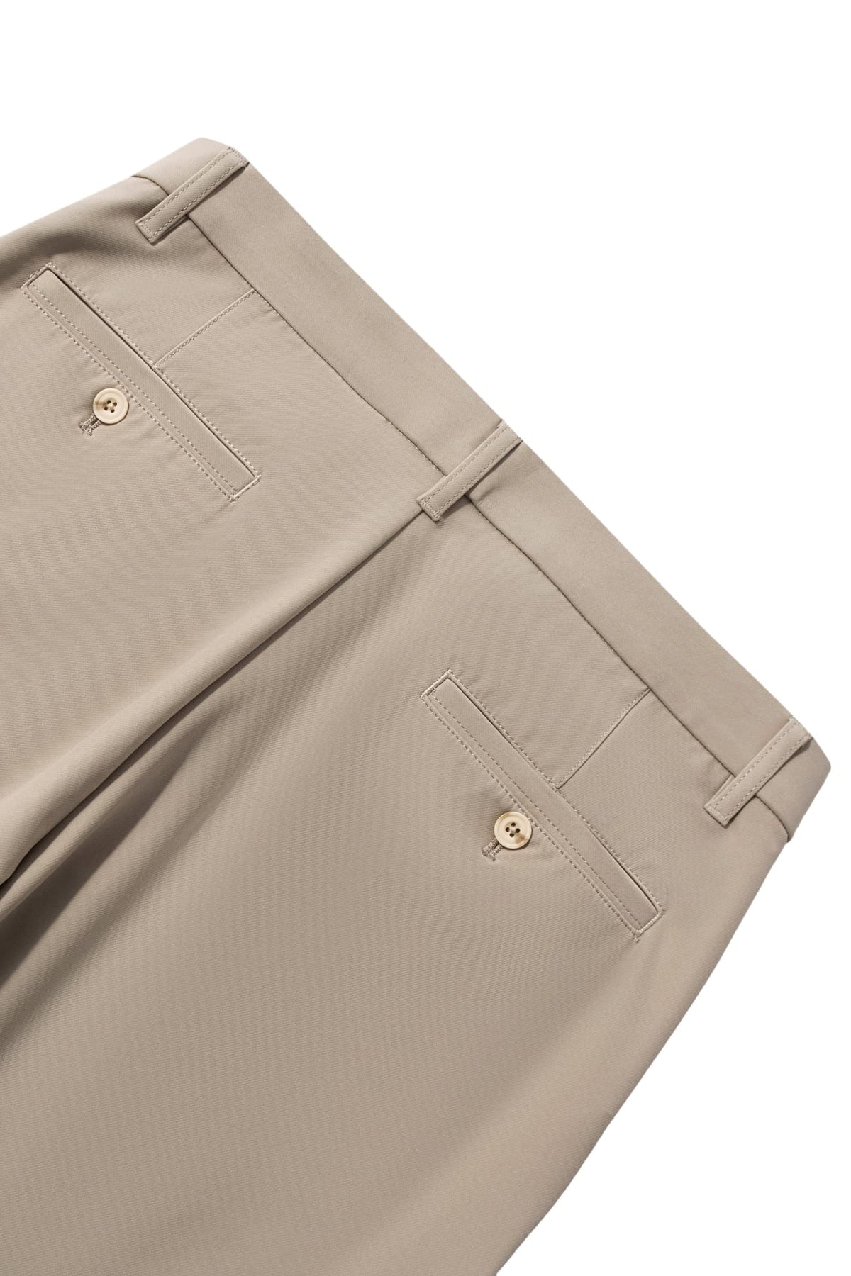Multi-Way Stretch Nylon Twill Extra Slim Fit Casual Pants