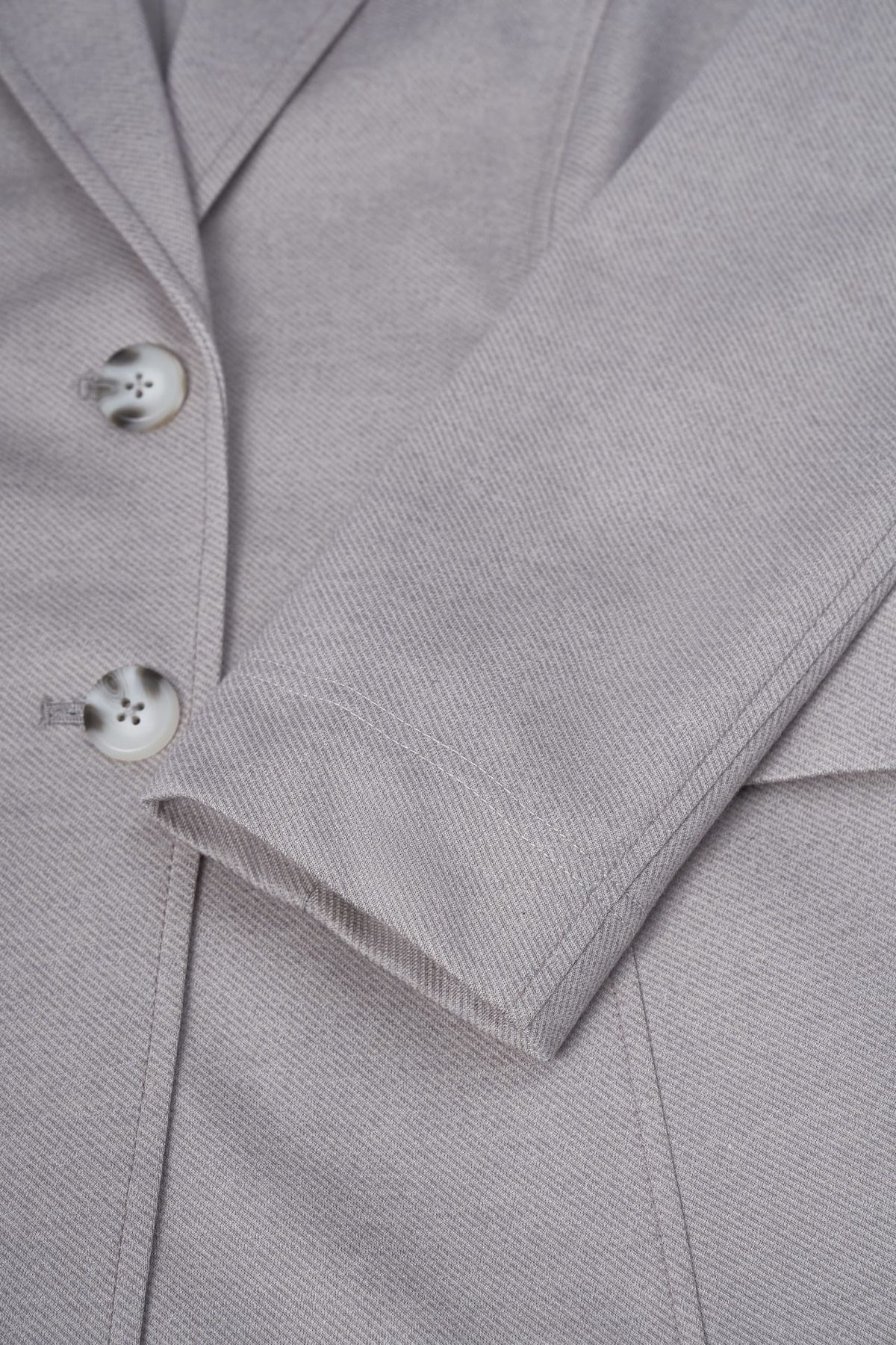Poly Rayon Pique Slim Fit Casual Blazer