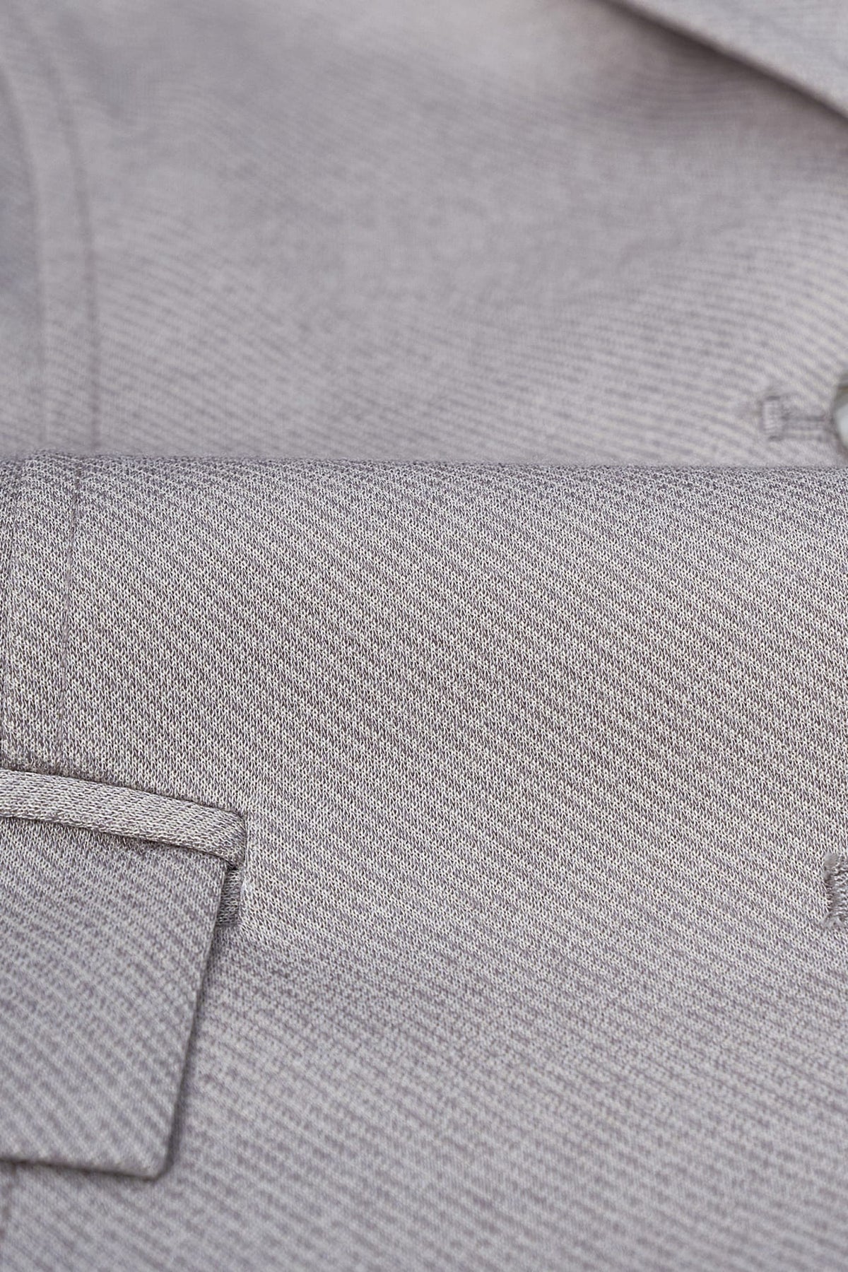Poly Rayon Pique Slim Fit Casual Blazer